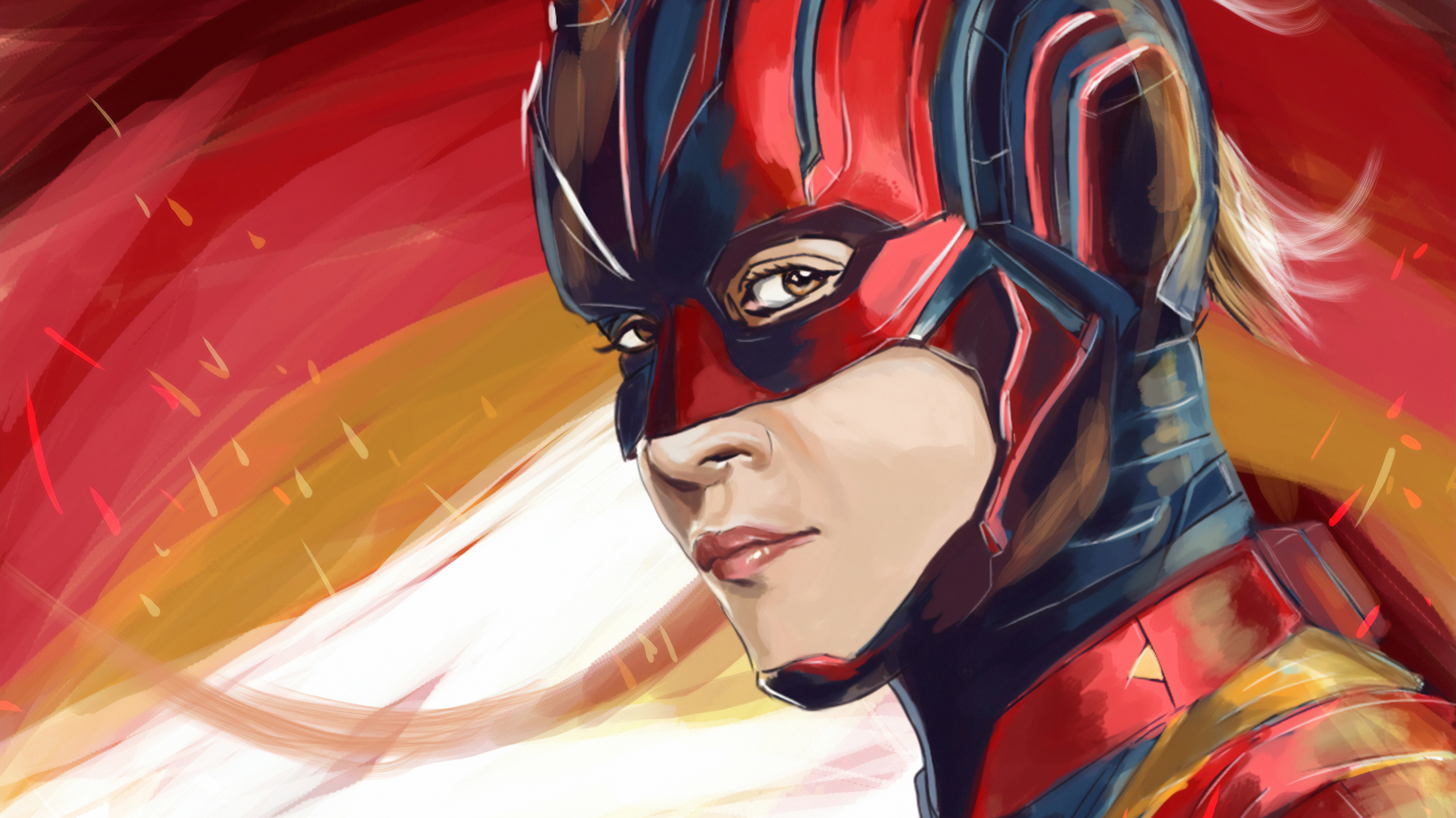 Captain Marvel 4K Art Wallpapers