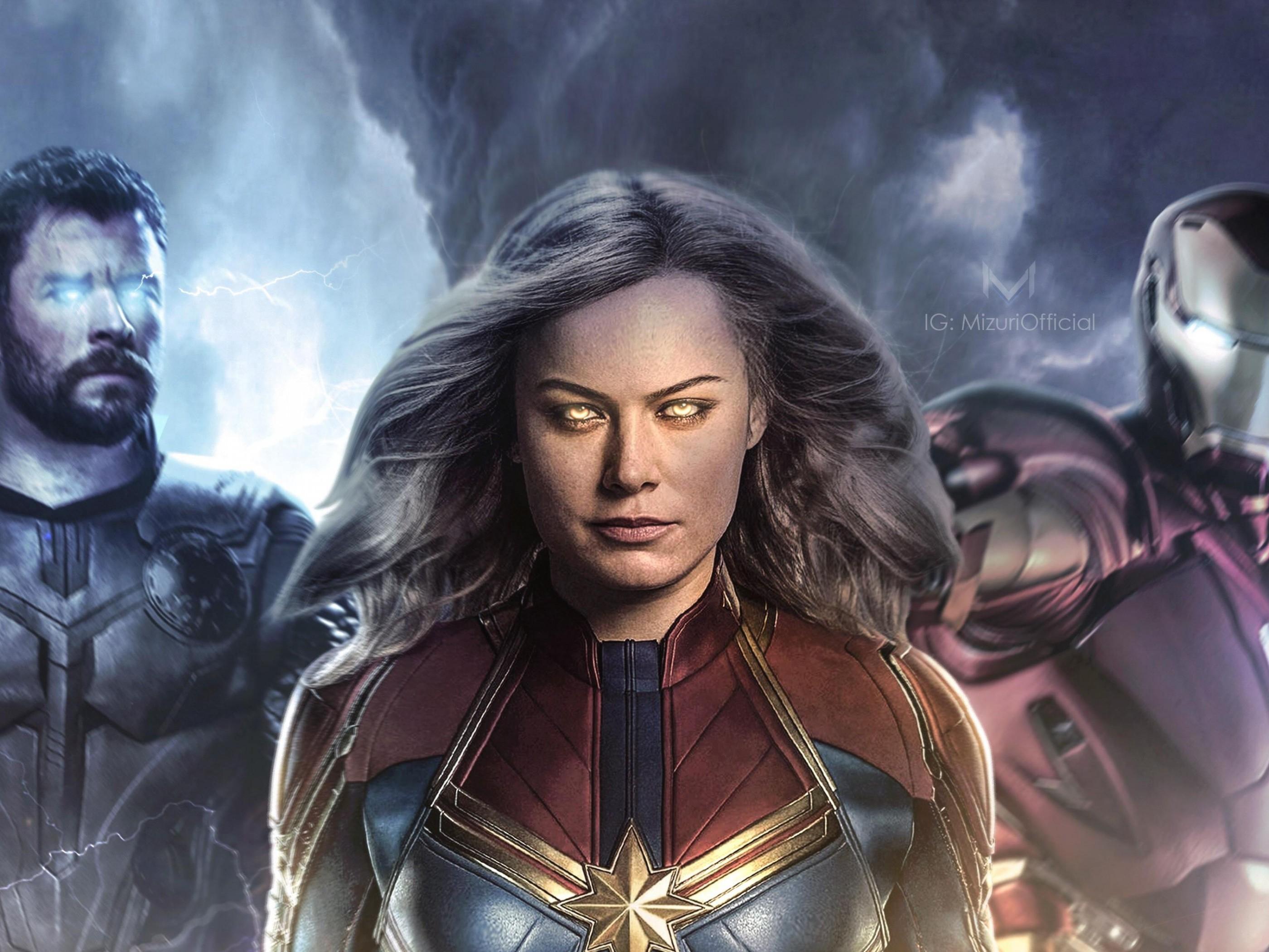 Captain Marvel Angry Wallpapers