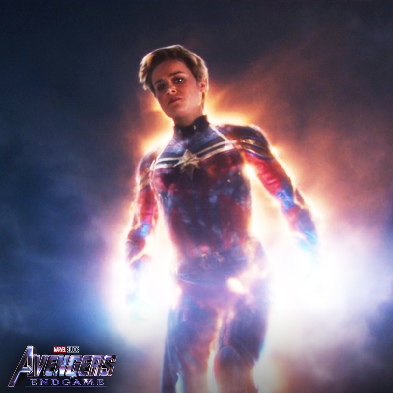 Captain Marvel Avengers Endgame Wallpapers