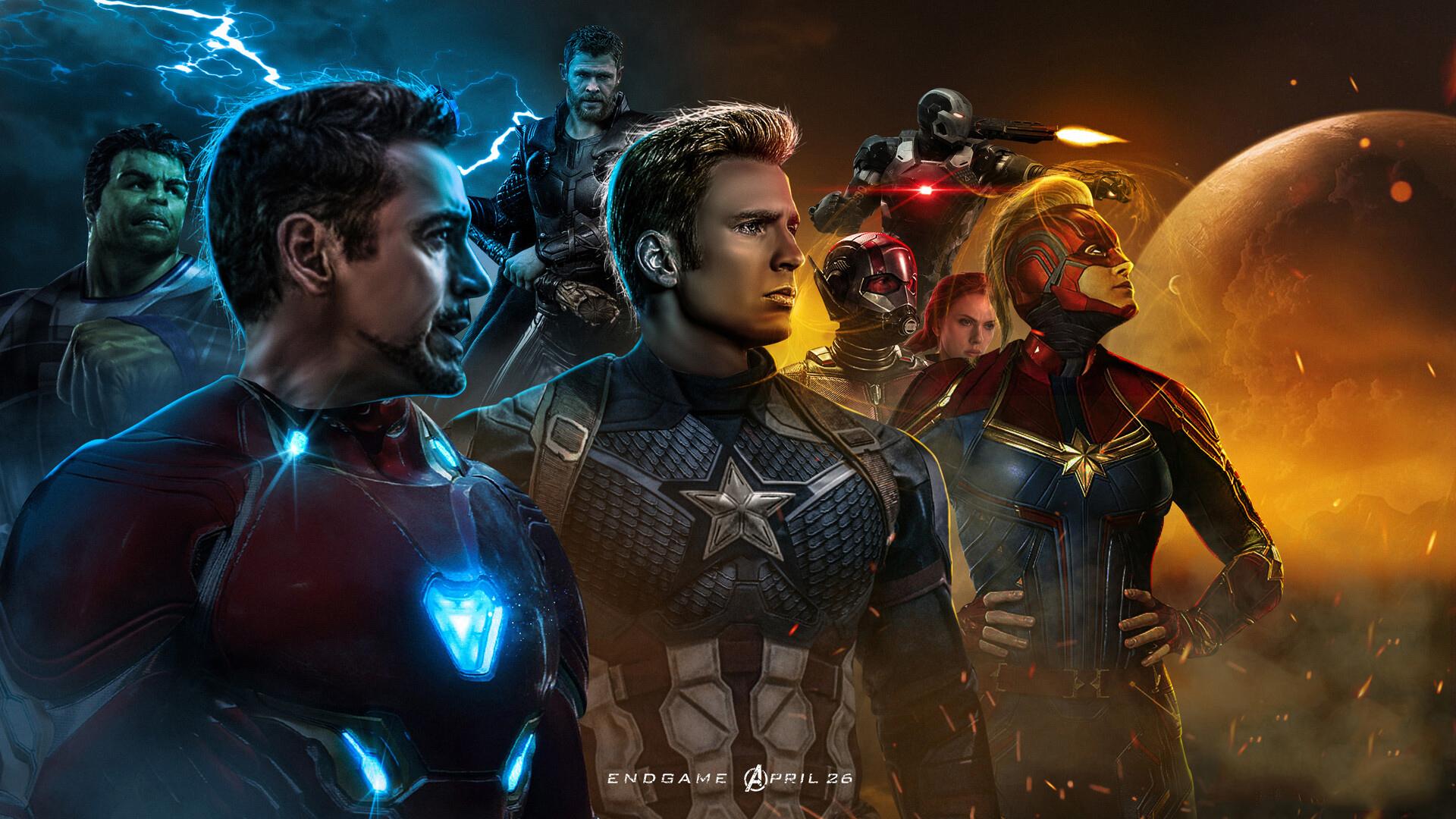 Captain Marvel Avengers Endgame Wallpapers