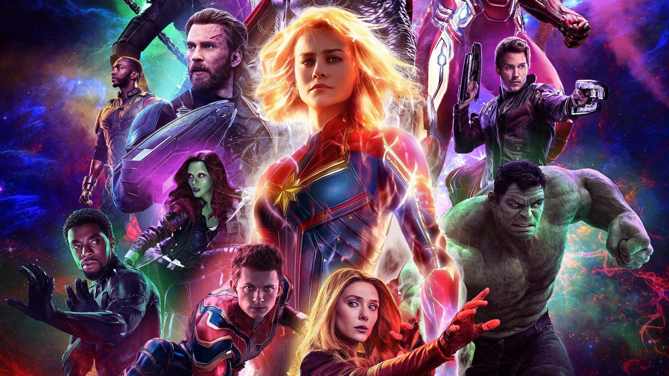 Captain Marvel Avengers Endgame Wallpapers