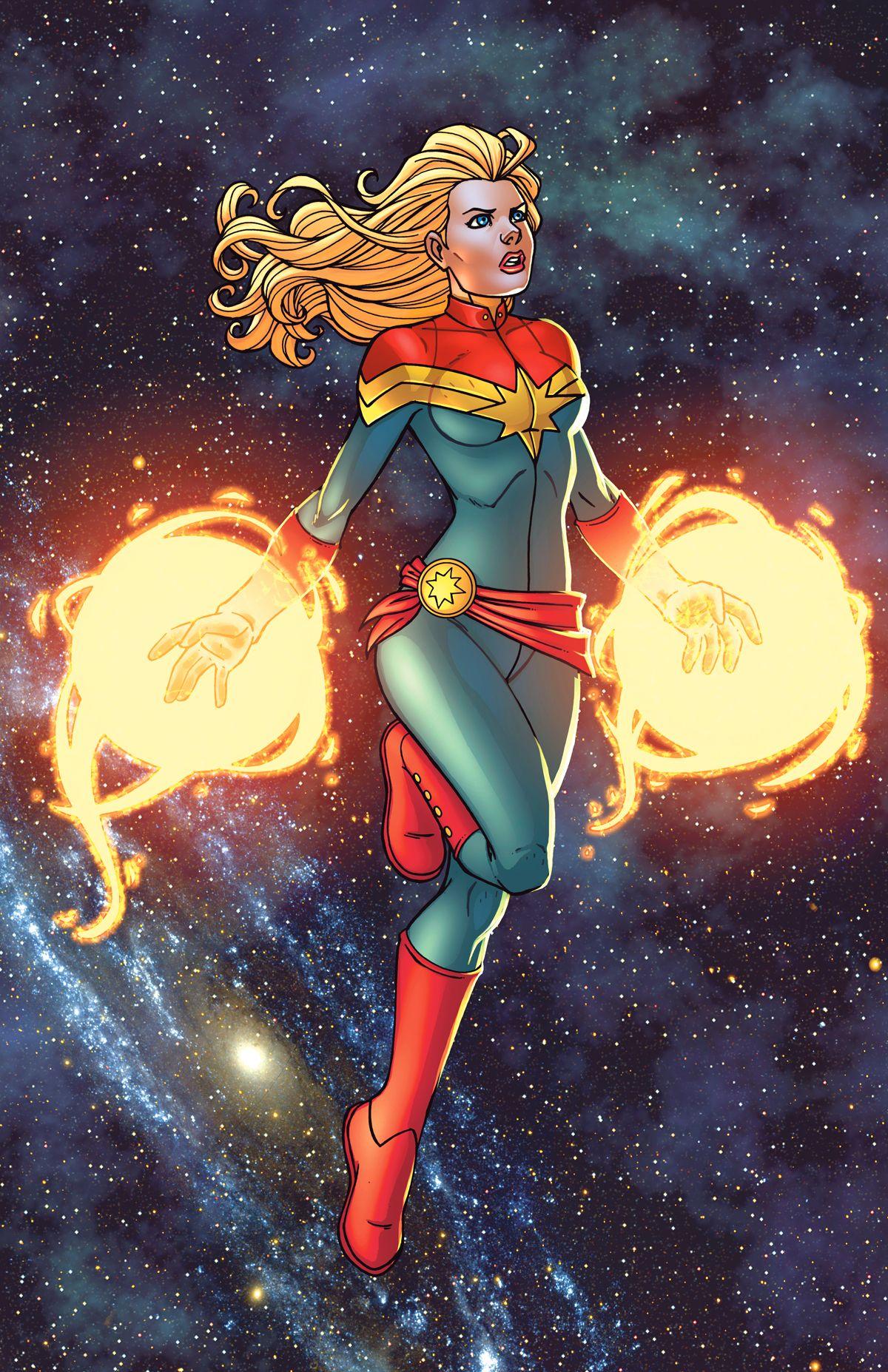 Captain Marvel Comic Art Wallpapers