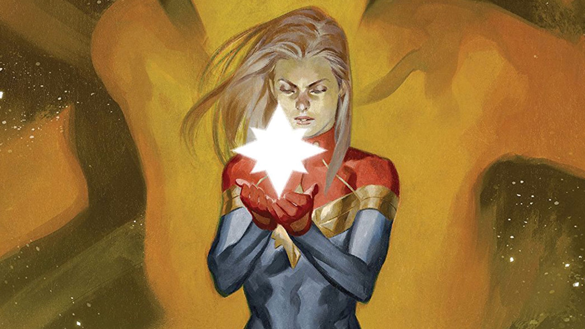 Captain Marvel Comic Art Wallpapers