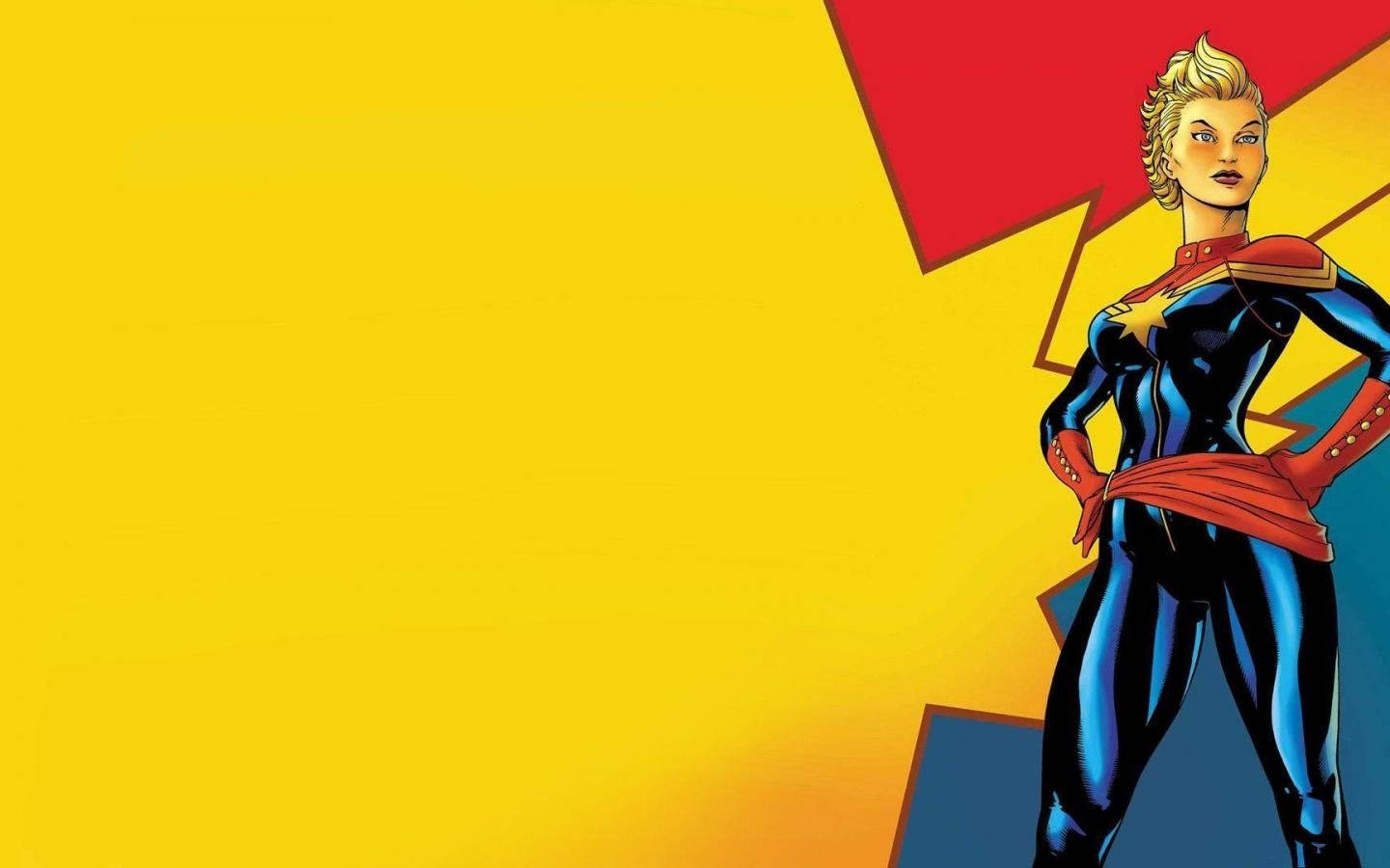 Captain Marvel Comic Art Wallpapers