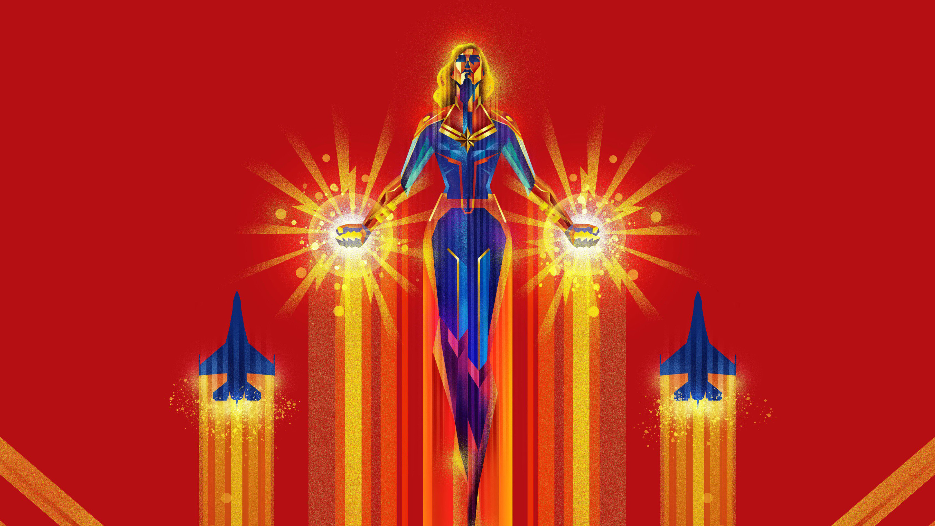 Captain Marvel Comic Art Wallpapers