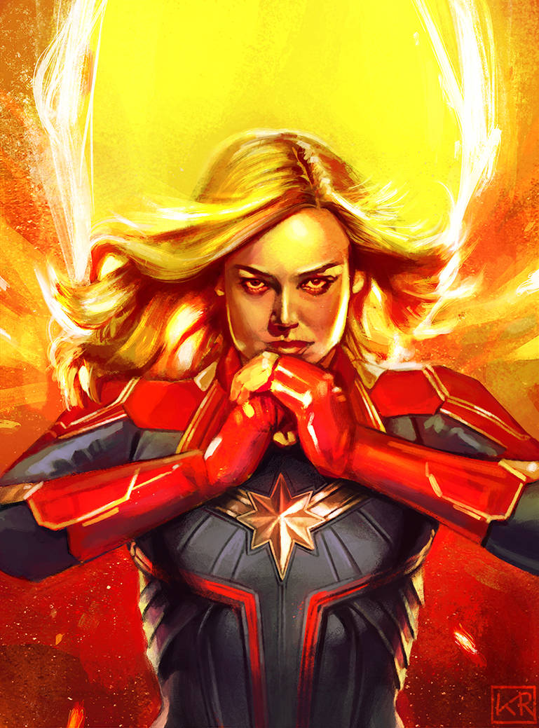 Captain Marvel Deviantart Wallpapers