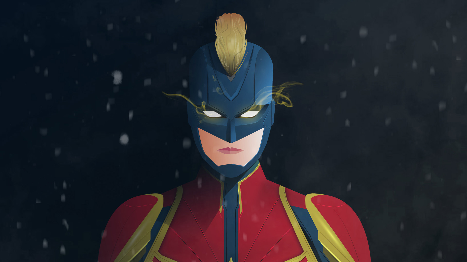 Captain Marvel Digital Art 2018 Wallpapers