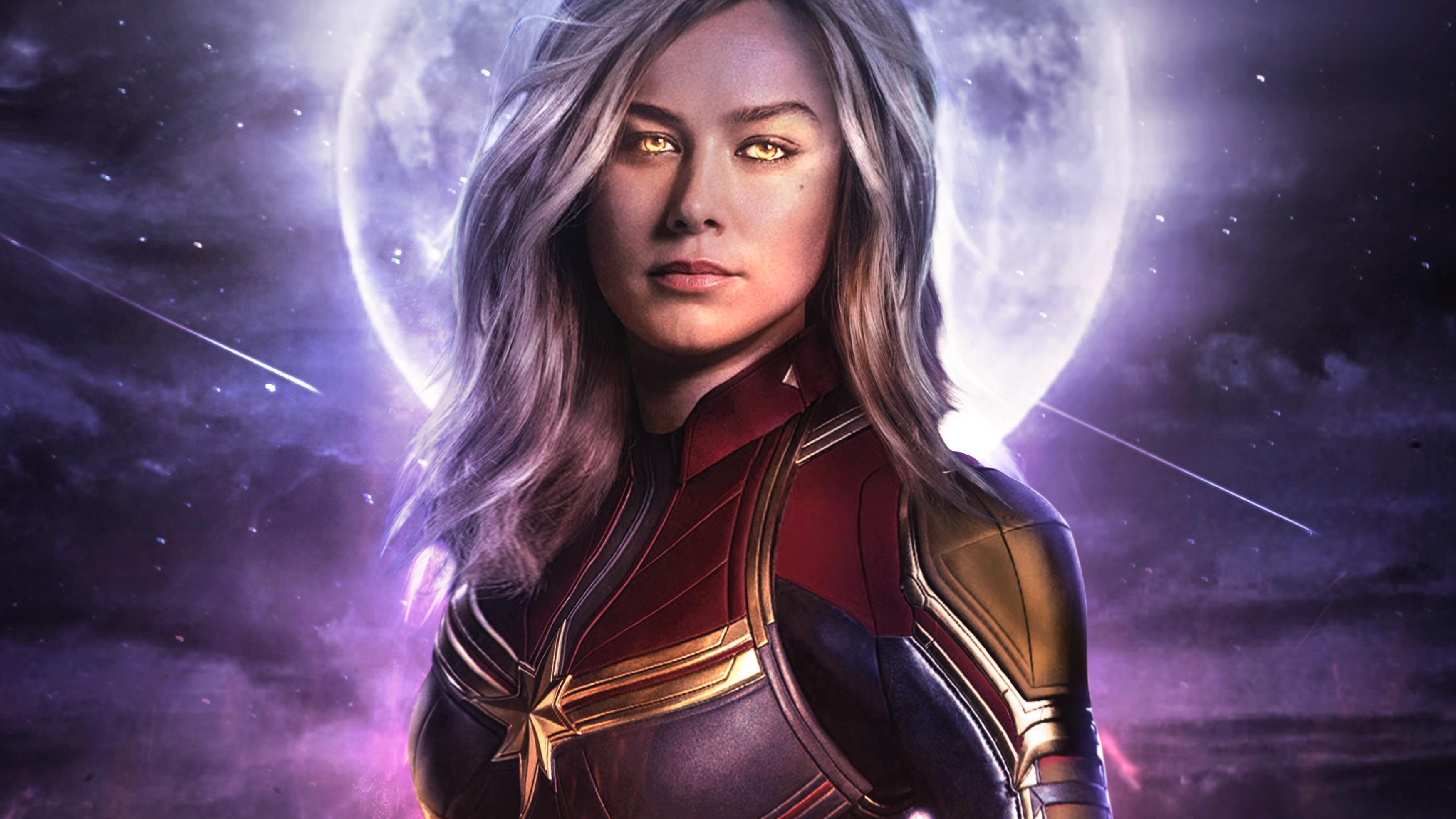 Captain Marvel Endgame Wallpapers