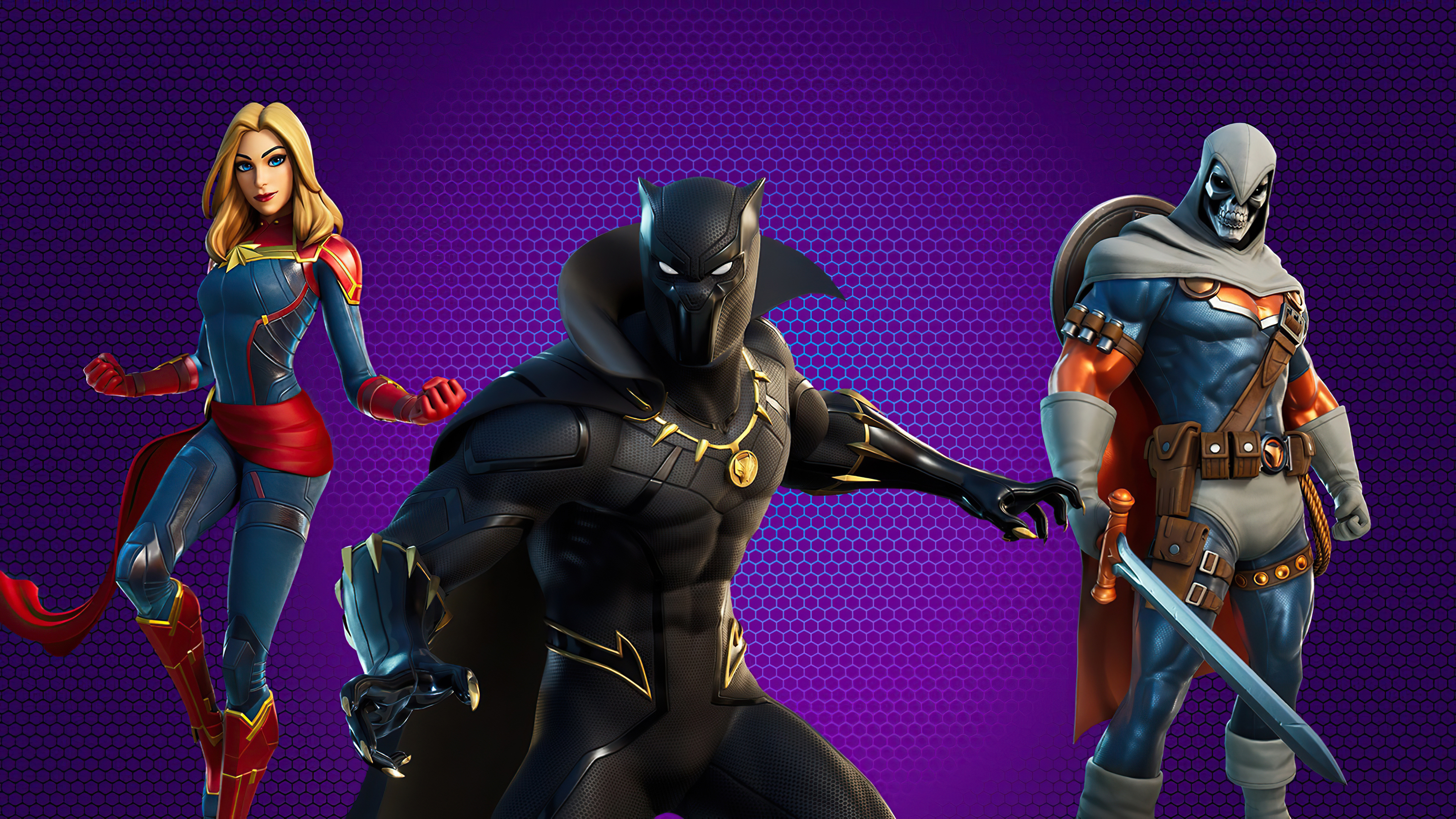 Captain Marvel Fortnite Wallpapers