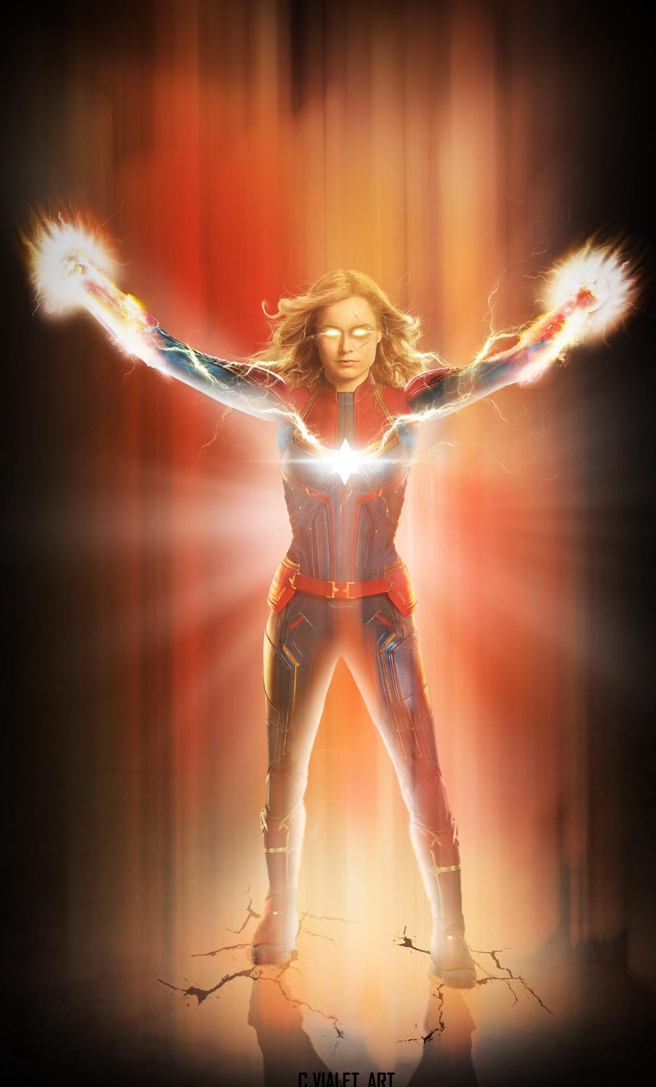 Captain Marvel Imax Poster Wallpapers