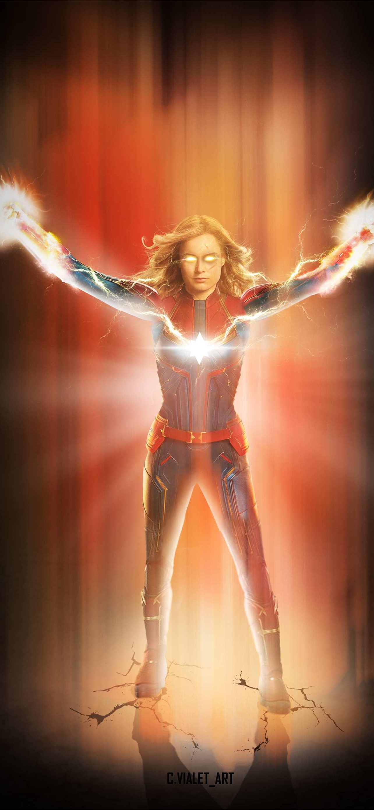 Captain Marvel In Costume Image Wallpapers