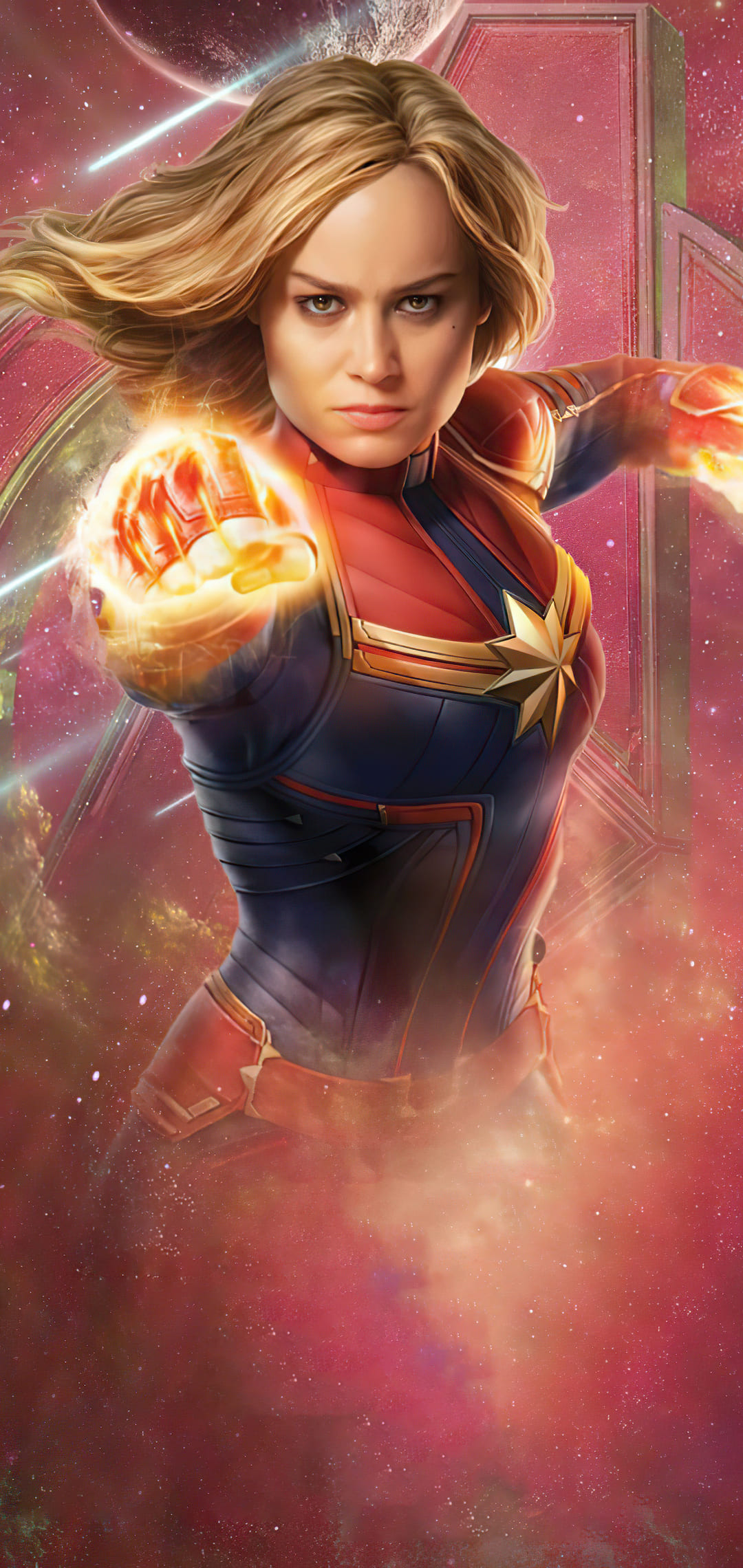 Captain Marvel In Costume Image Wallpapers