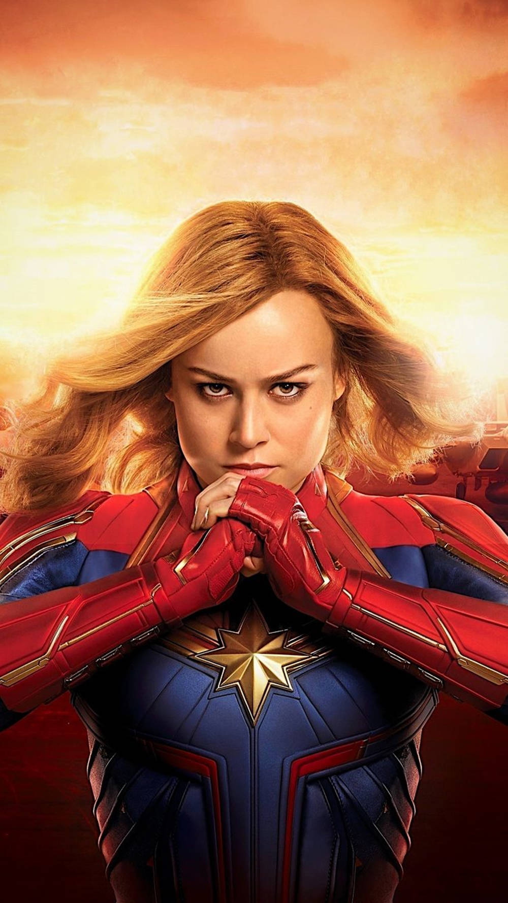 Captain Marvel In Costume Image Wallpapers