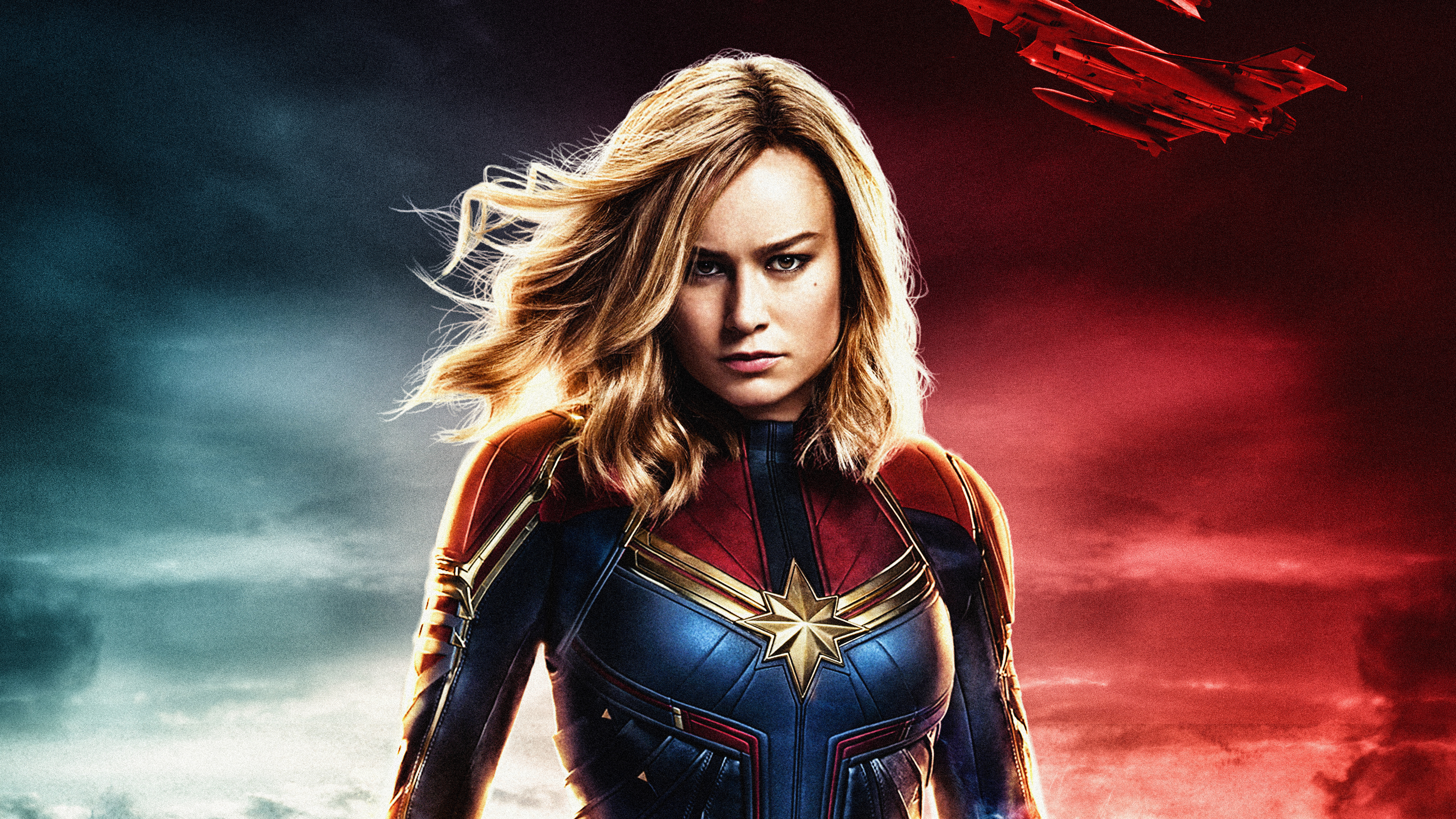 Captain Marvel In Costume Image Wallpapers