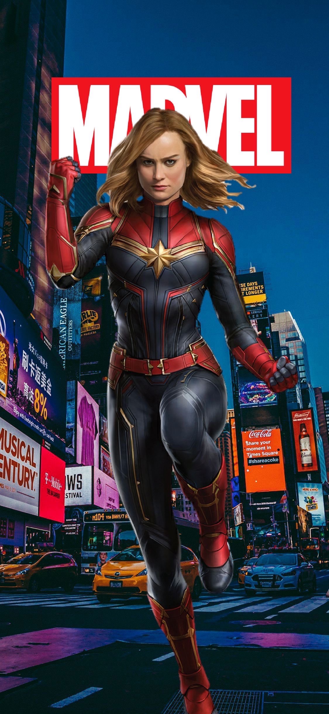 Captain Marvel In Costume Image Wallpapers