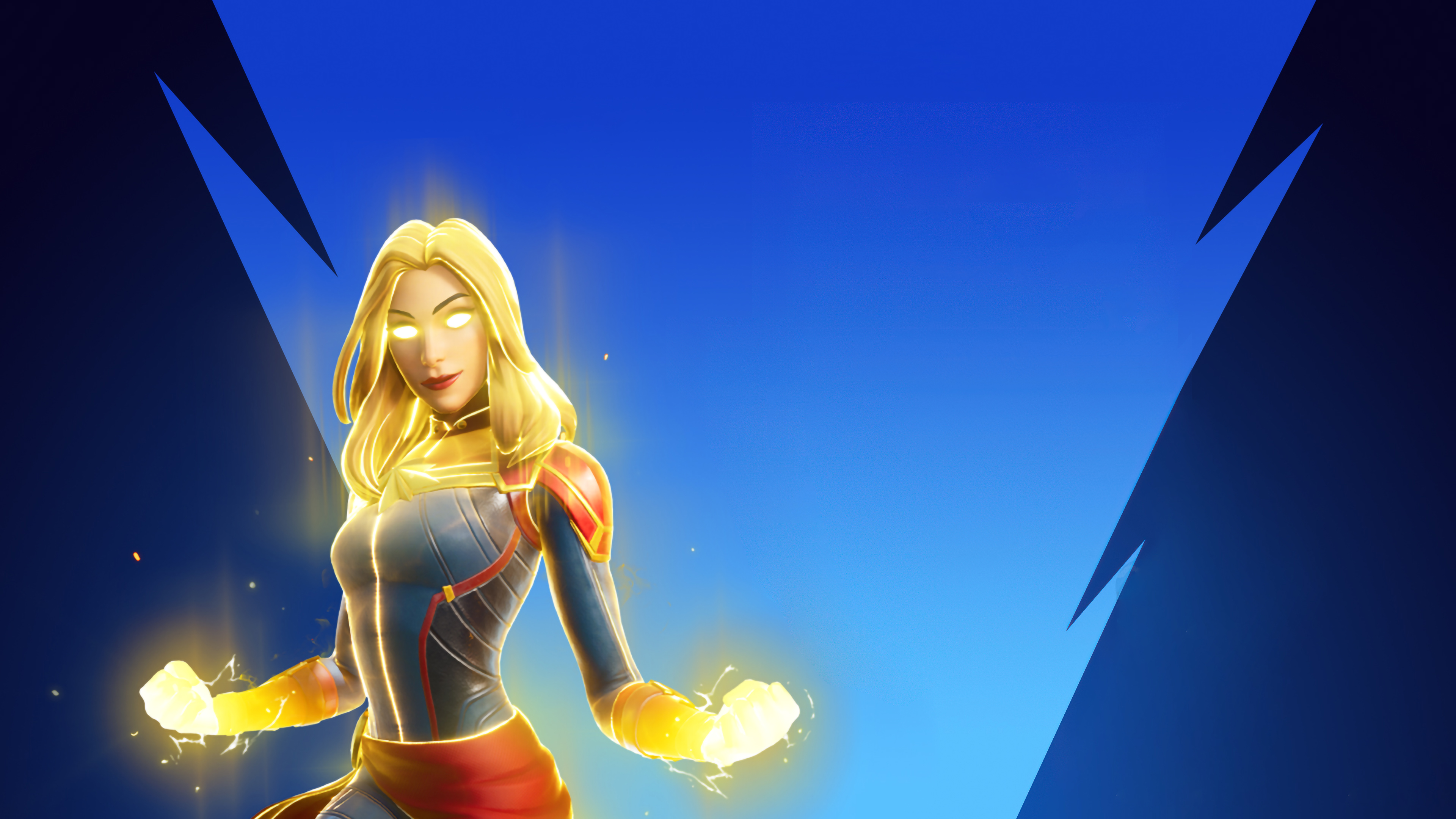 Captain Marvel Logo 4K Wallpapers