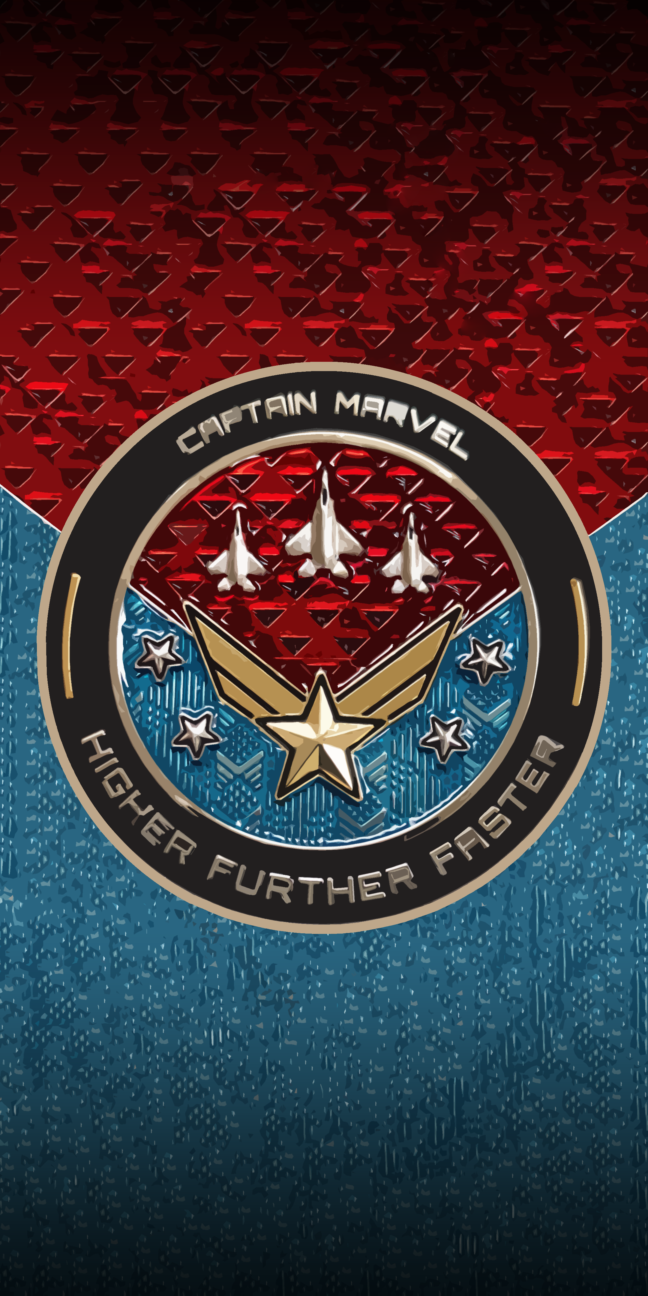 Captain Marvel Logo Wallpapers