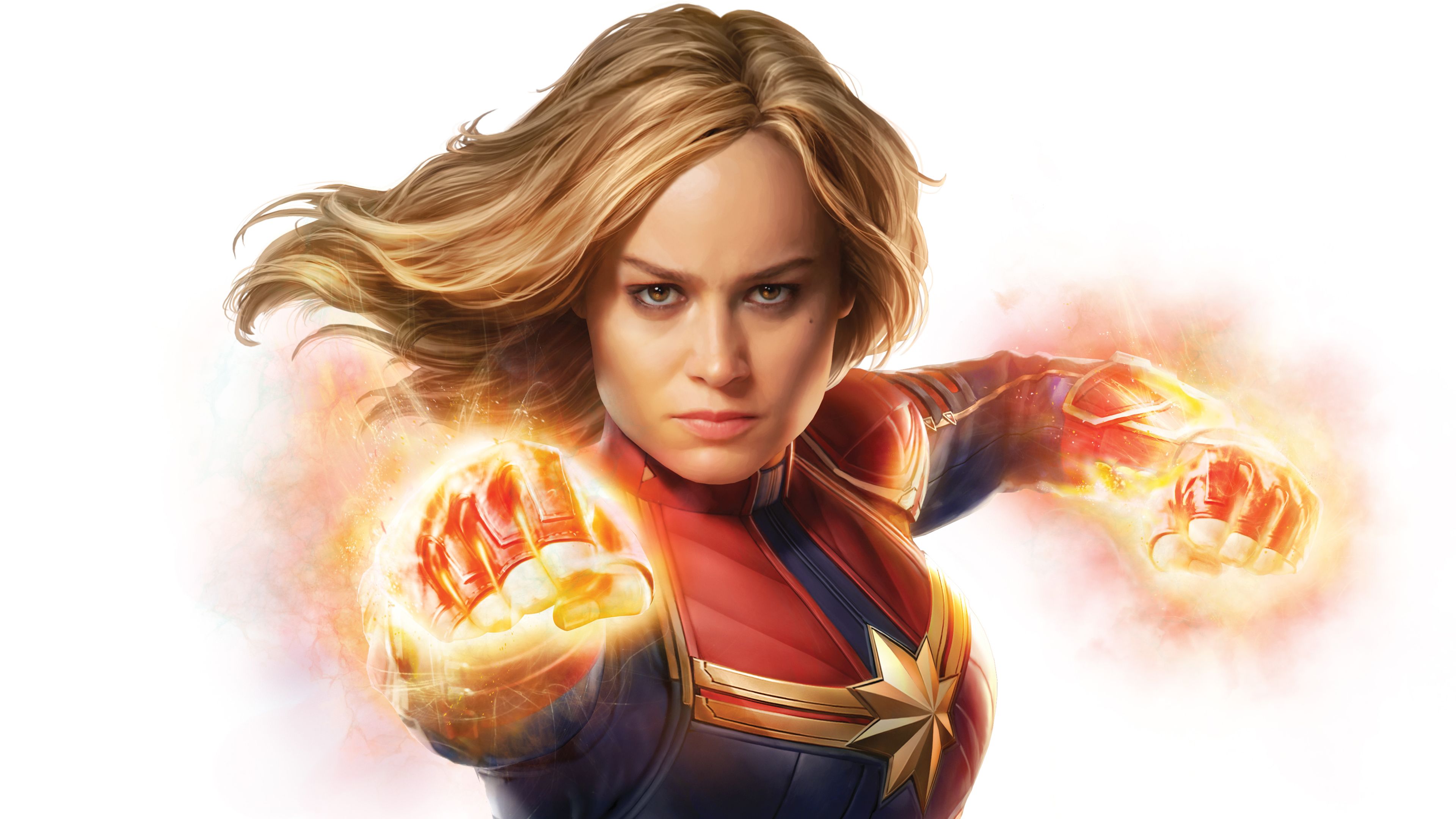 Captain Marvel Movie Brie Larson Artwork Wallpapers