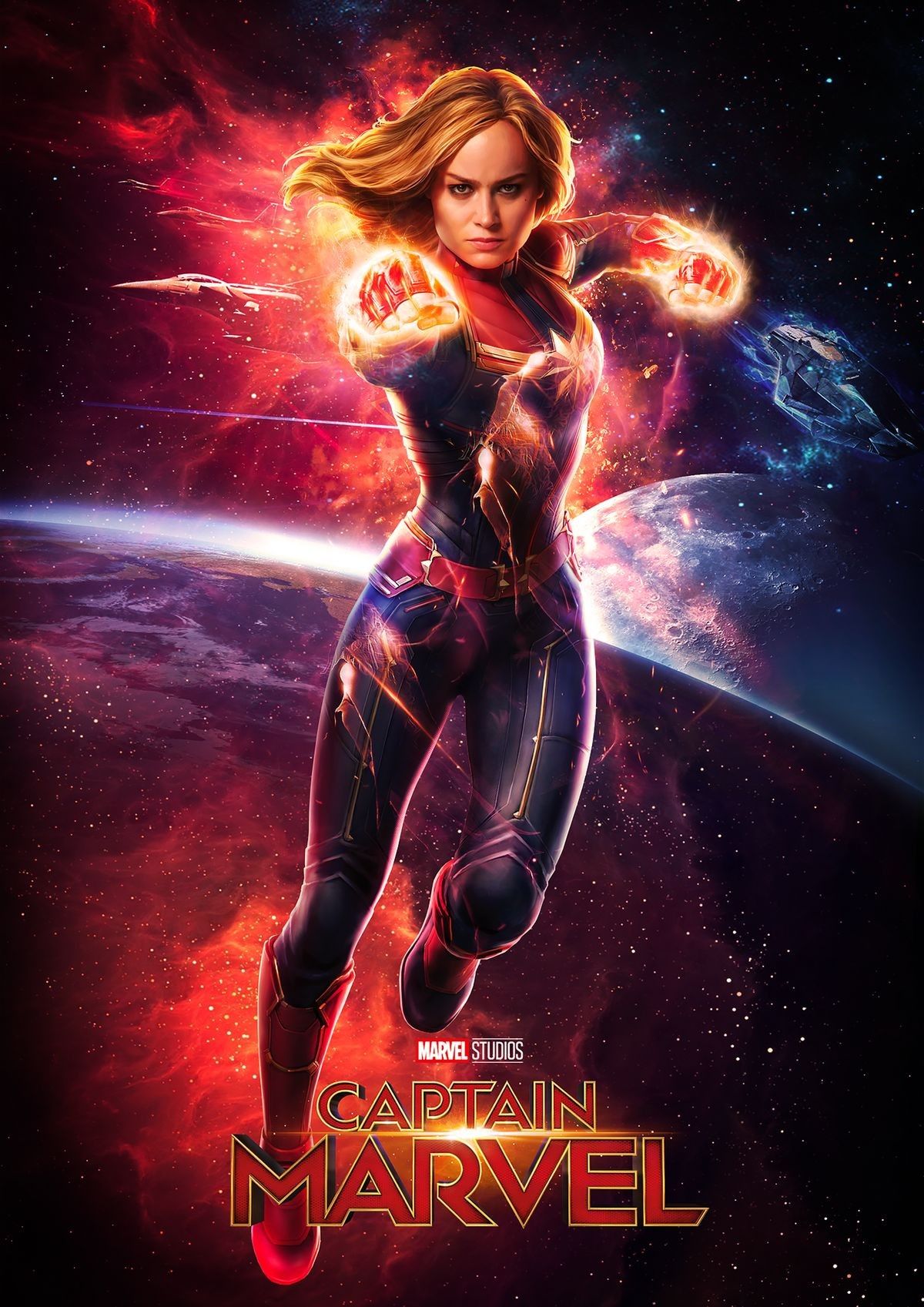 Captain Marvel Movie Poster Art Wallpapers