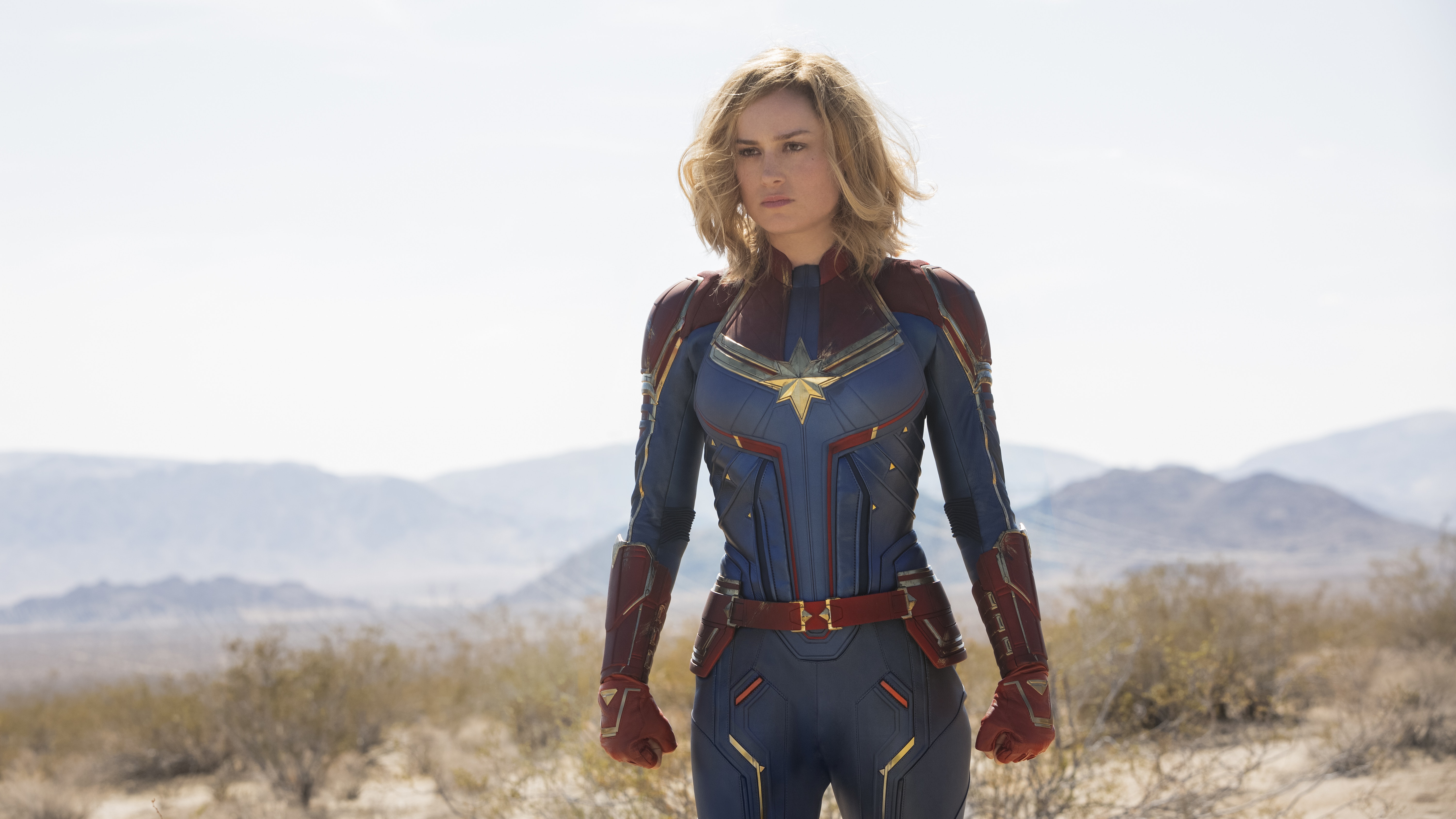 Captain Marvel On Bike Wallpapers