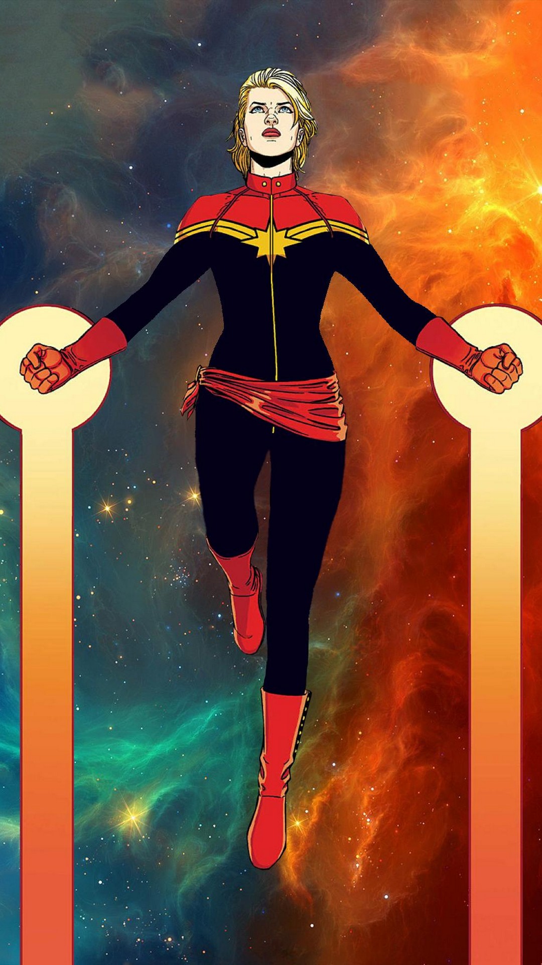 Captain Marvel Phone Wallpapers