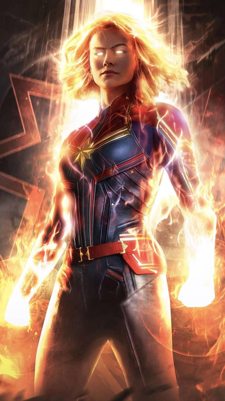 Captain Marvel Super Power Wallpapers