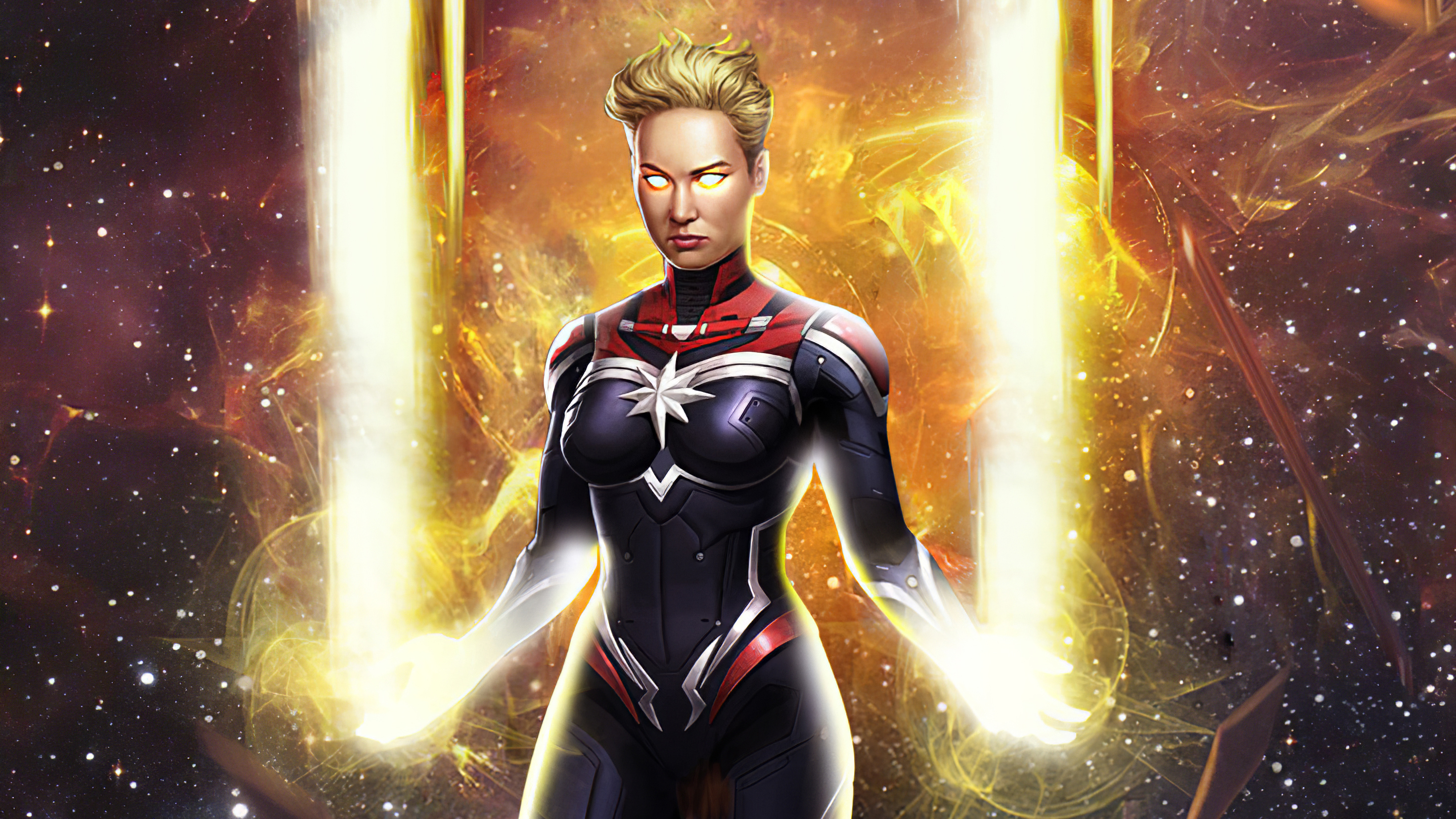 Captain Marvel Super Power Wallpapers