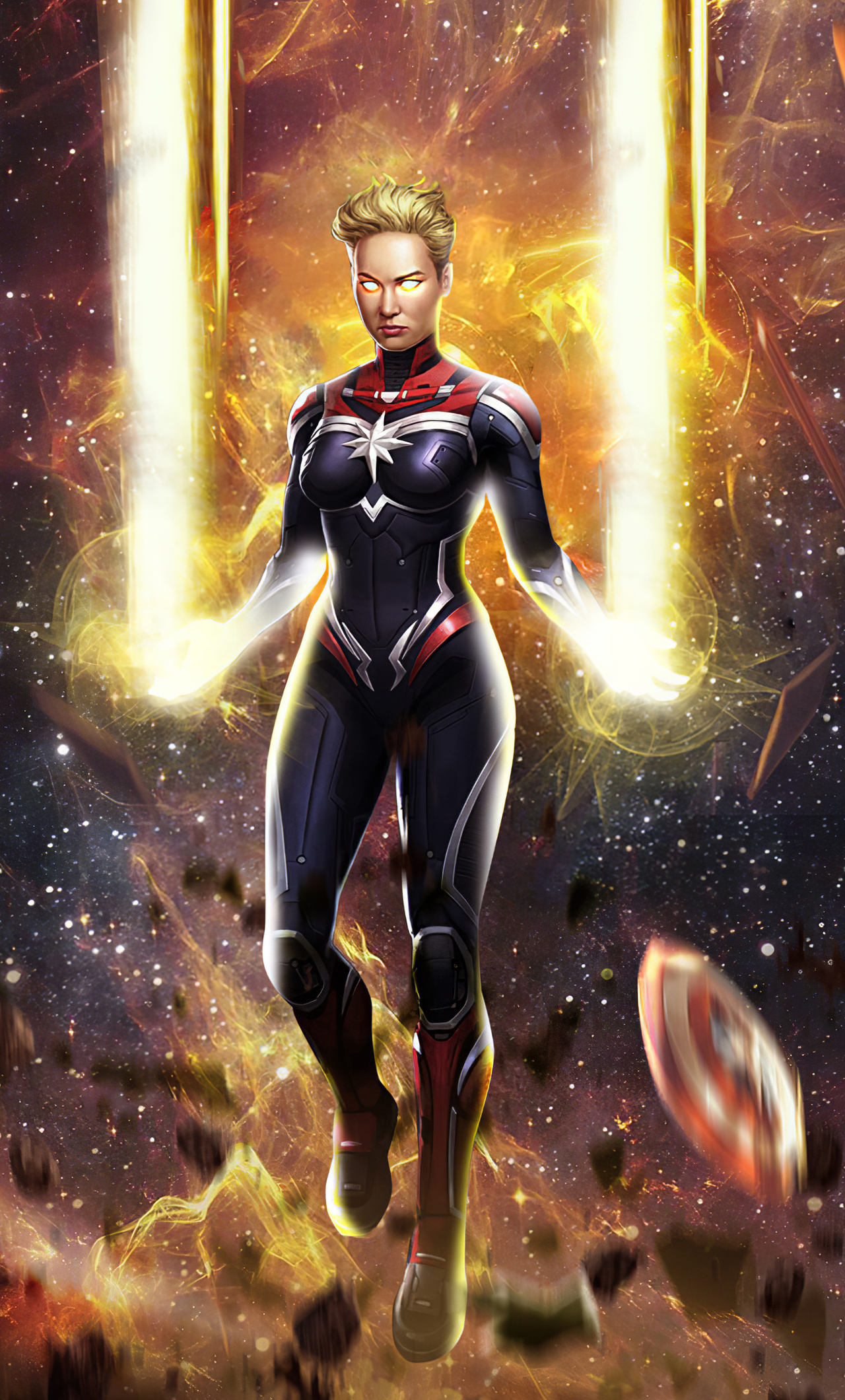 Captain Marvel Super Power Wallpapers