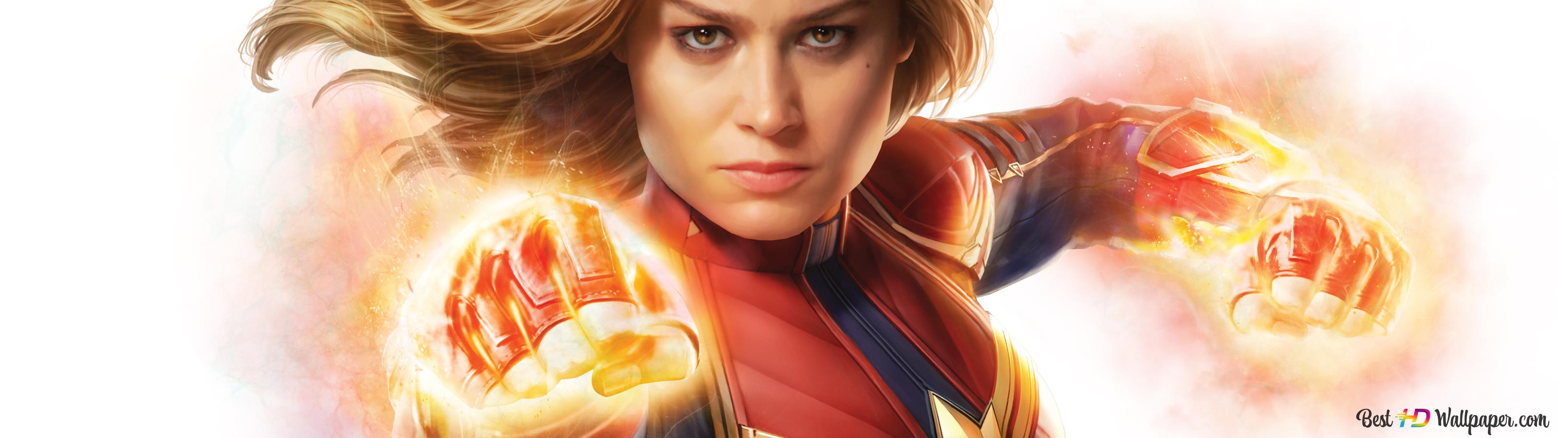 Captain Marvel Super Power Wallpapers