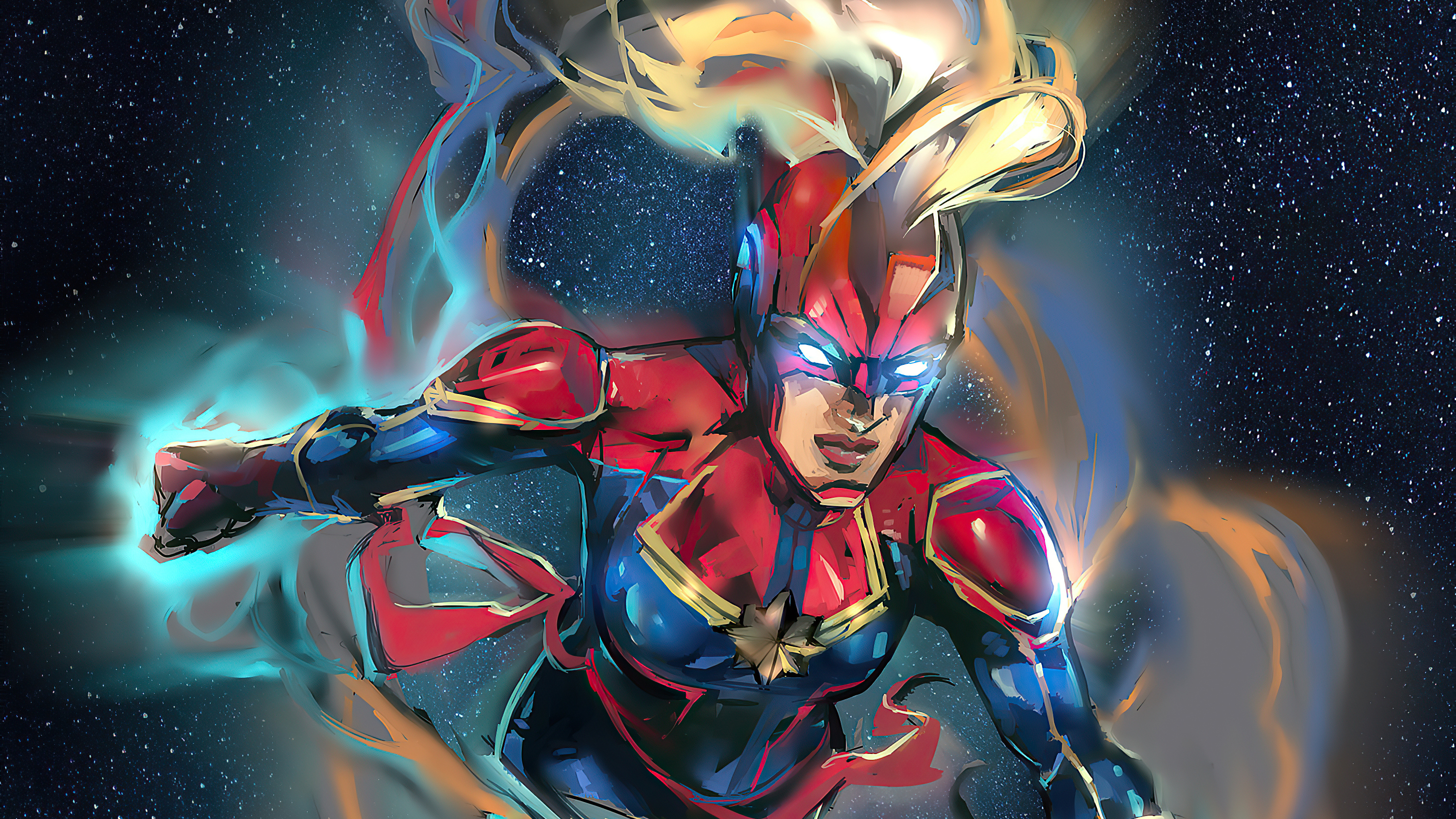 Captain Marvel Super Power Wallpapers