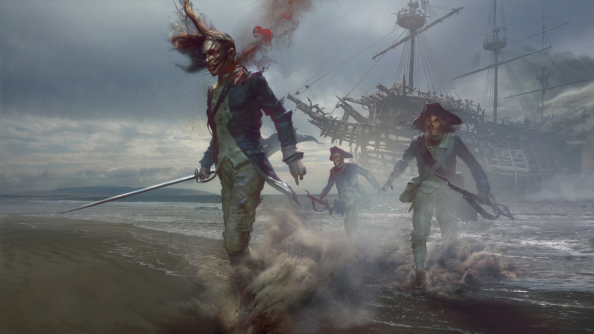 Captain Salaza In Pirates Of The Caribbean Dead Men Tell No Tales Wallpapers