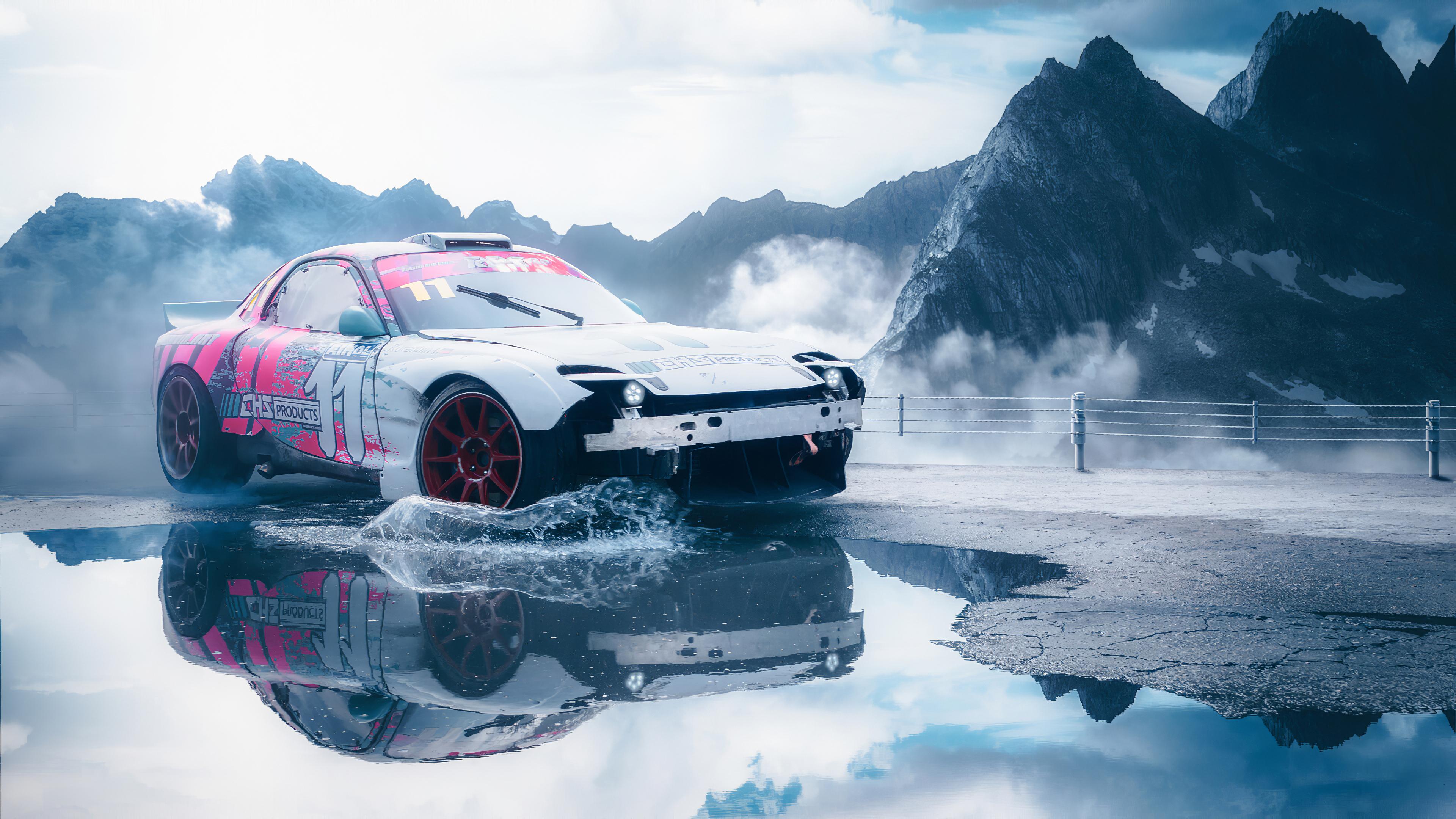 Car Drifting 4K Desktop Wallpapers