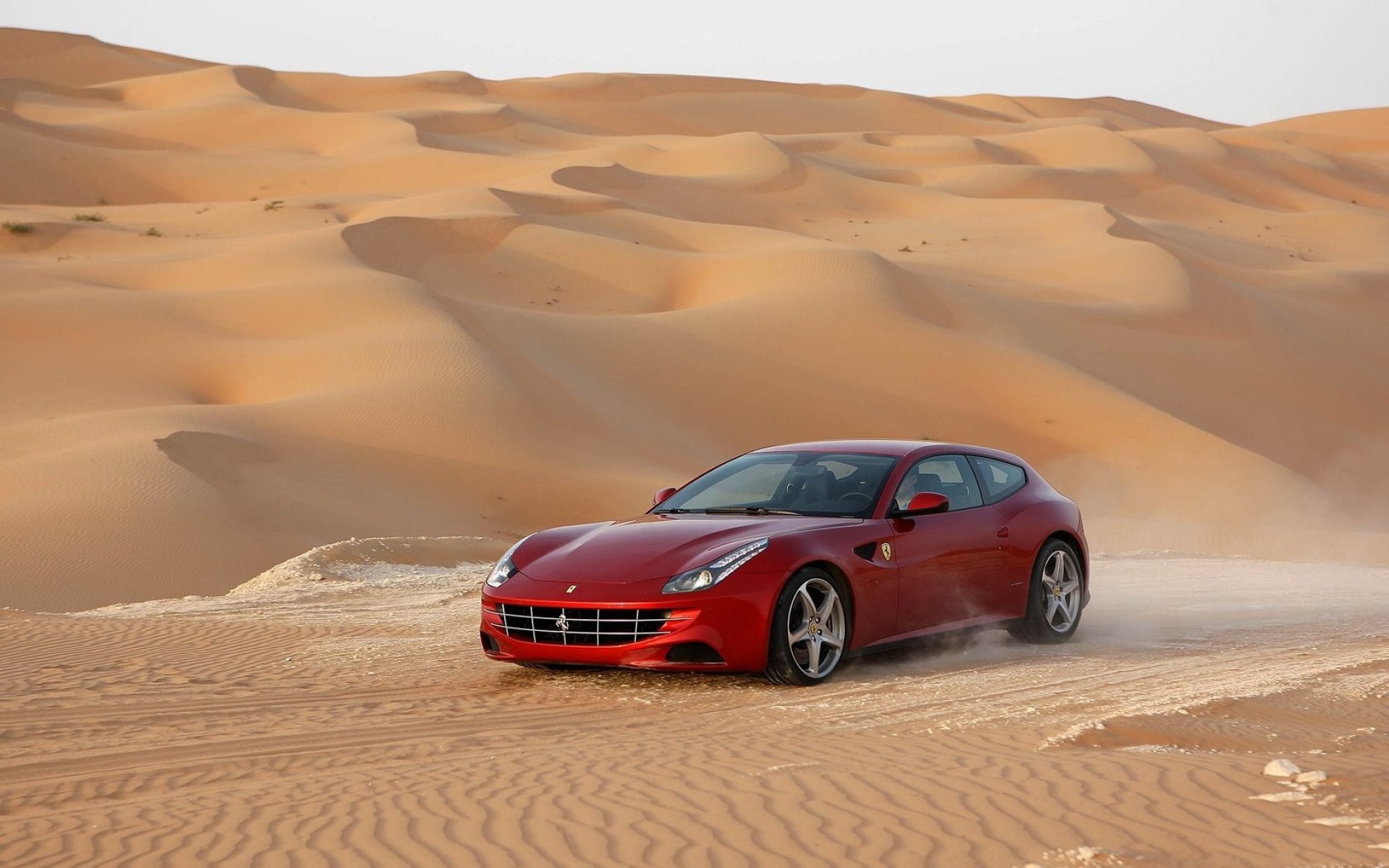 Car In Desert Wallpapers