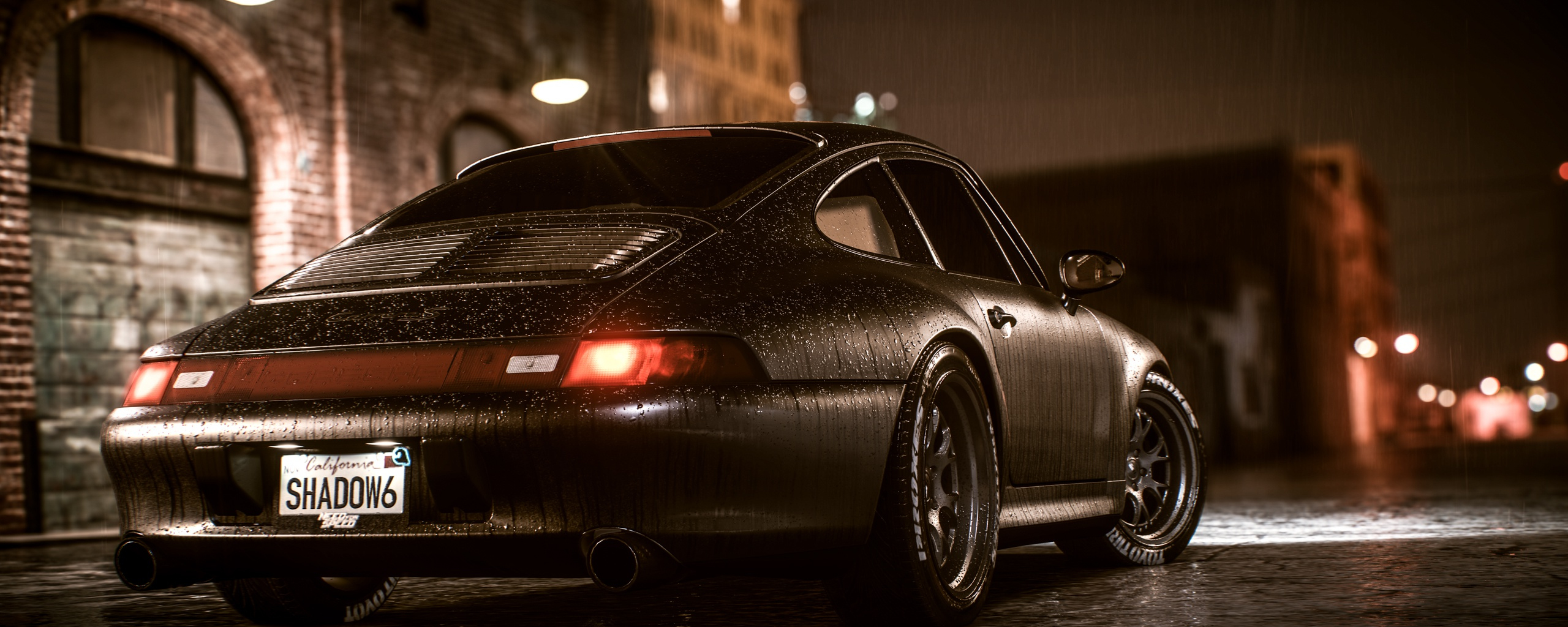 Car Night Rain Wallpapers