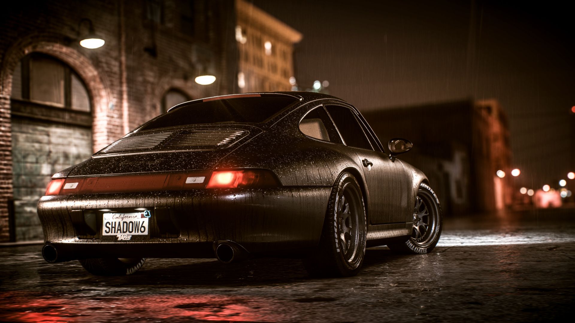 Car Night Rain Wallpapers