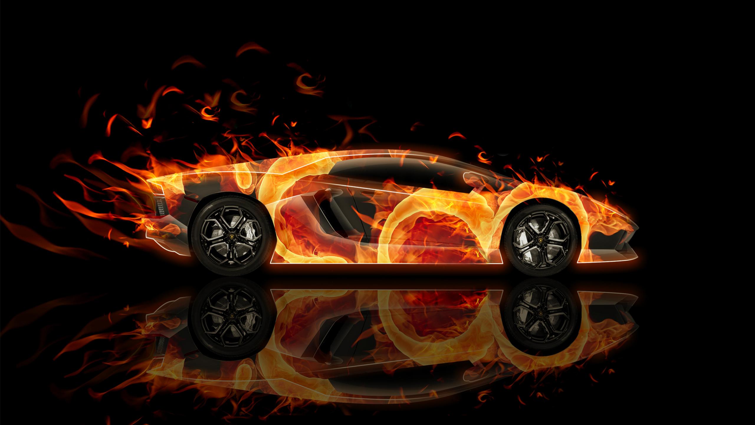 Car On Fire Wallpapers