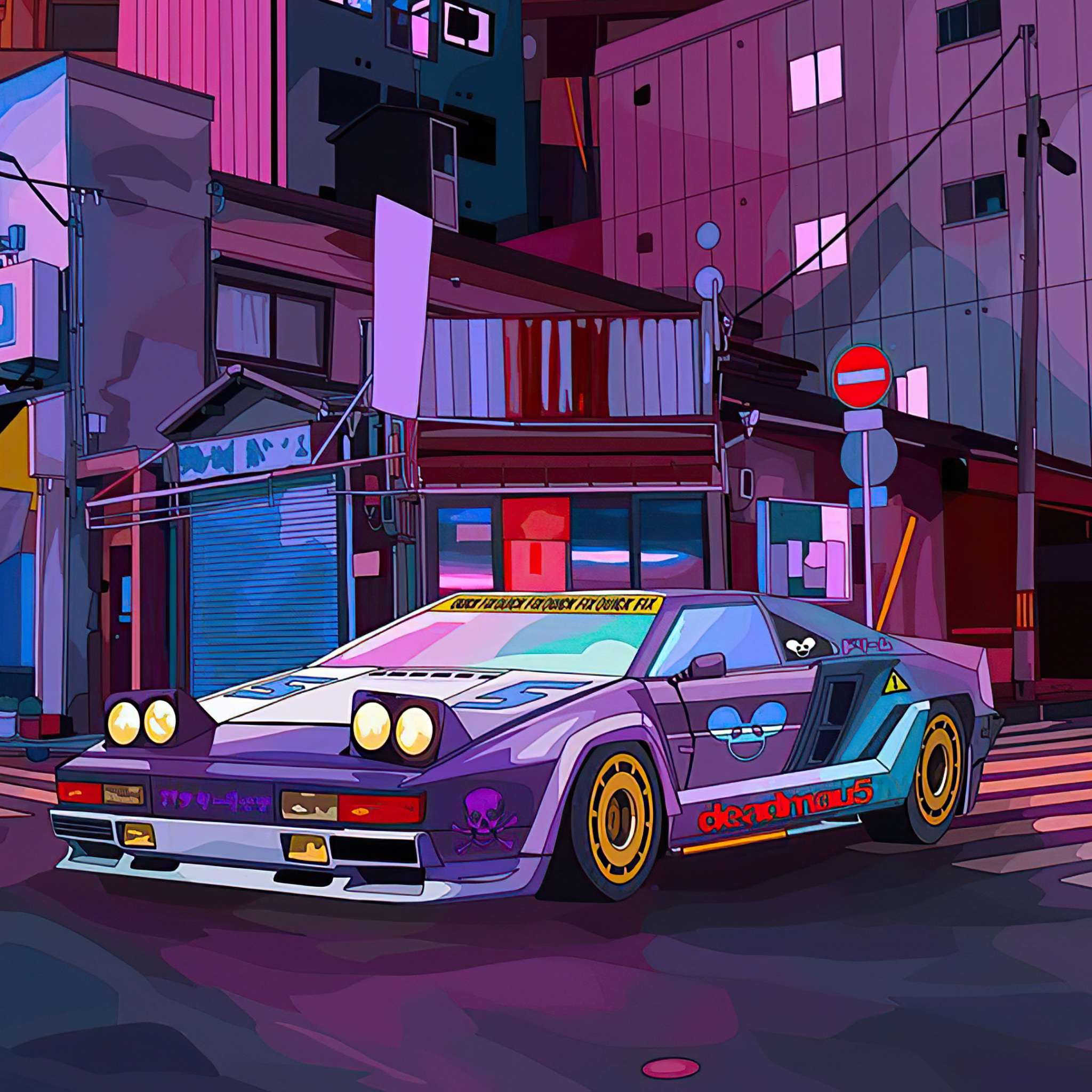 Car Pixel Art Wallpapers