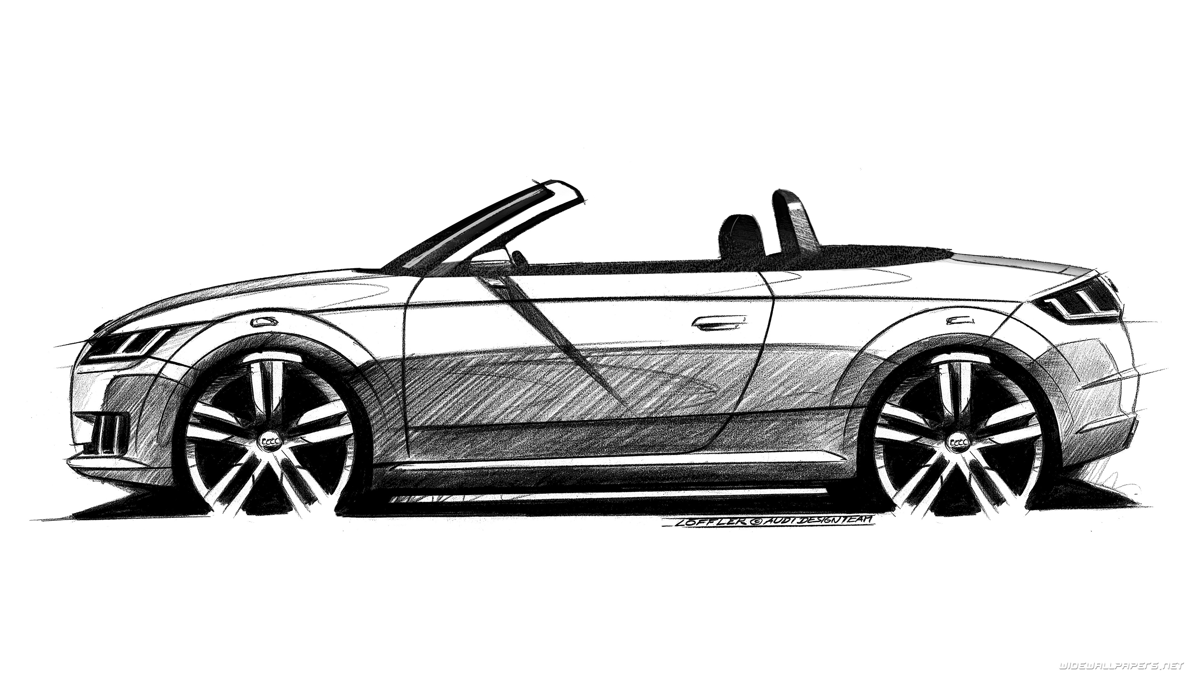 Car Sketch Wallpapers