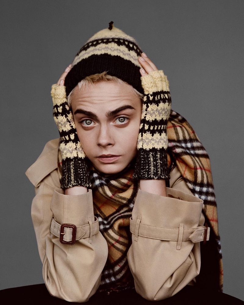 Cara Delevingne Funny Shoot For Burberry Holiday 2017 Wallpapers