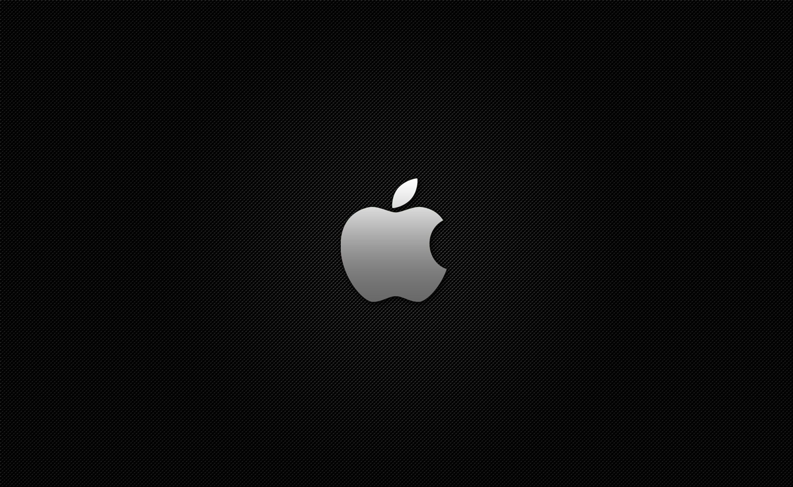 Carbon Fiber Apple Logo Wallpapers