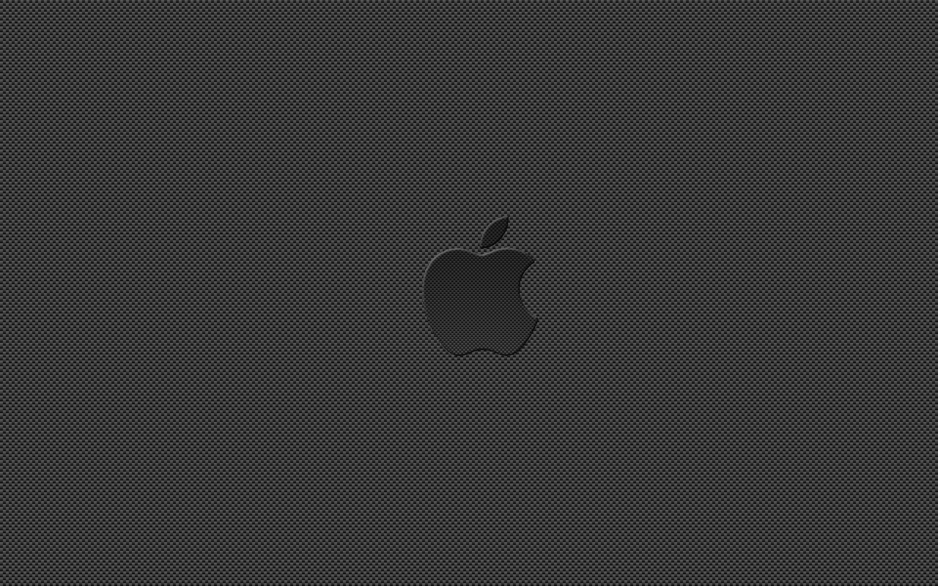 Carbon Fiber Apple Logo Wallpapers