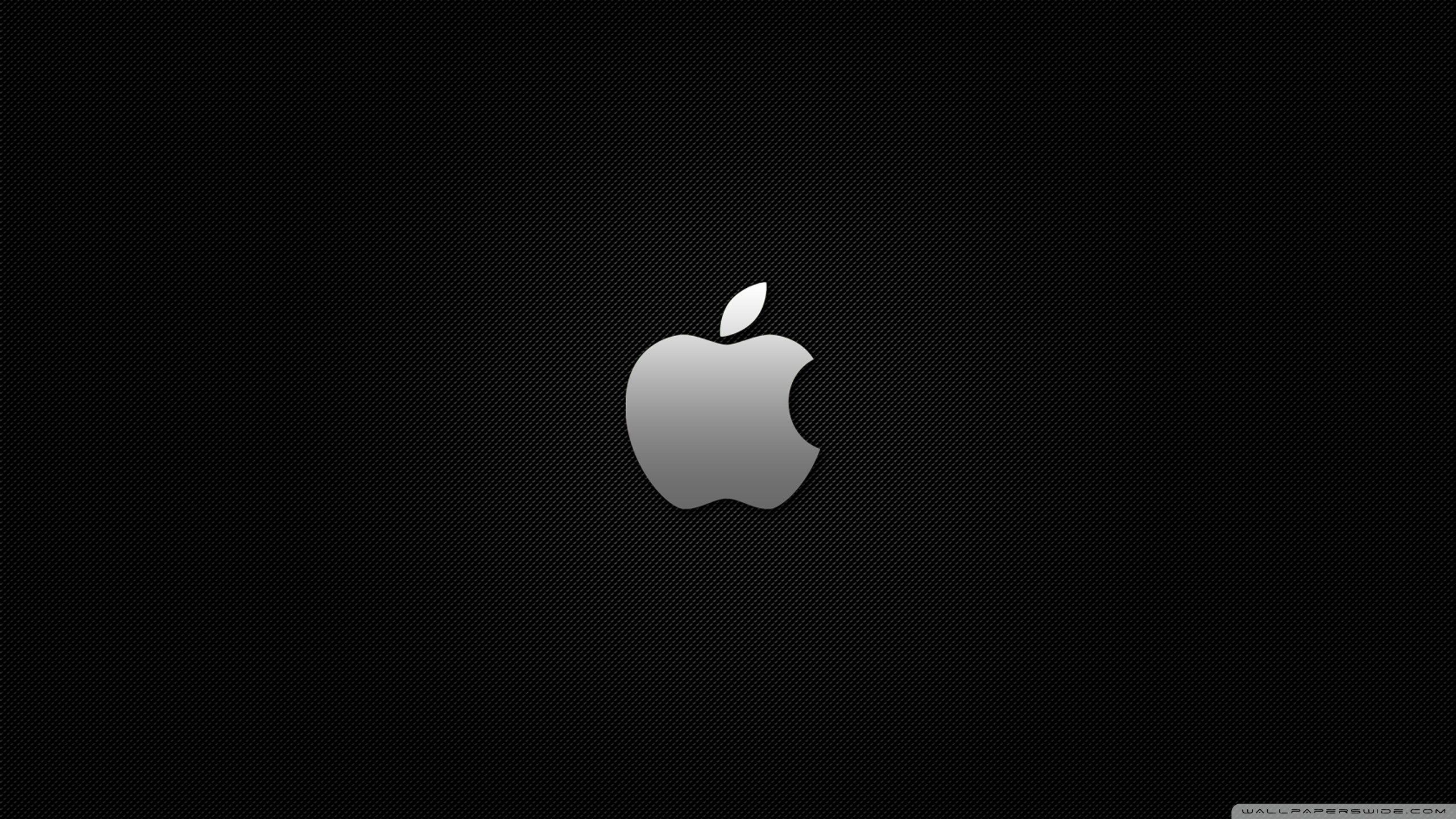 Carbon Fiber Apple Logo Wallpapers