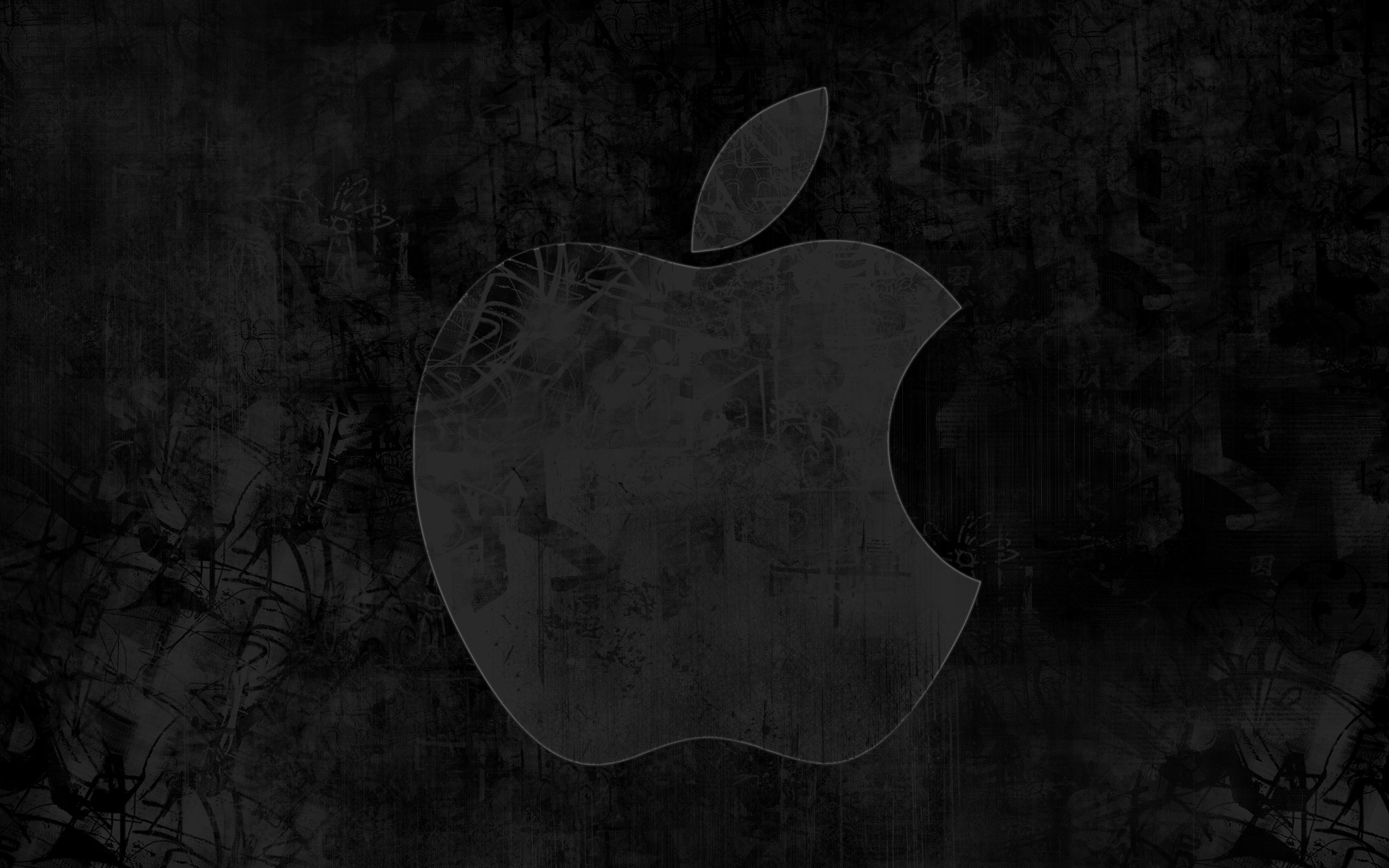 Carbon Fiber Apple Logo Wallpapers