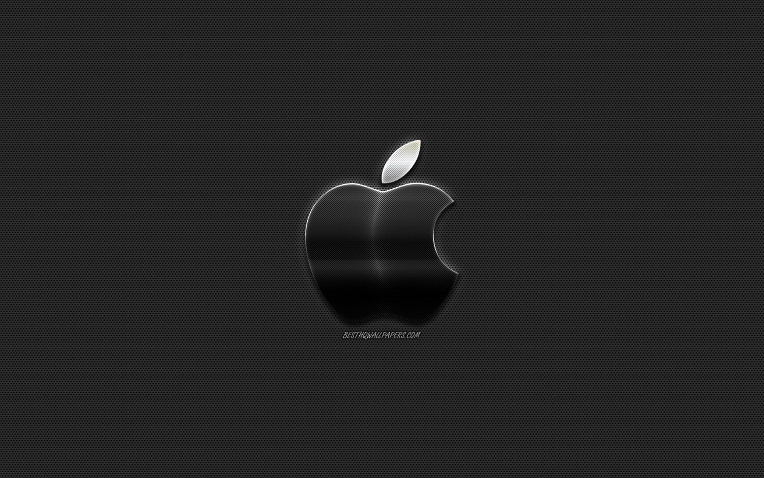 Carbon Fiber Apple Logo Wallpapers