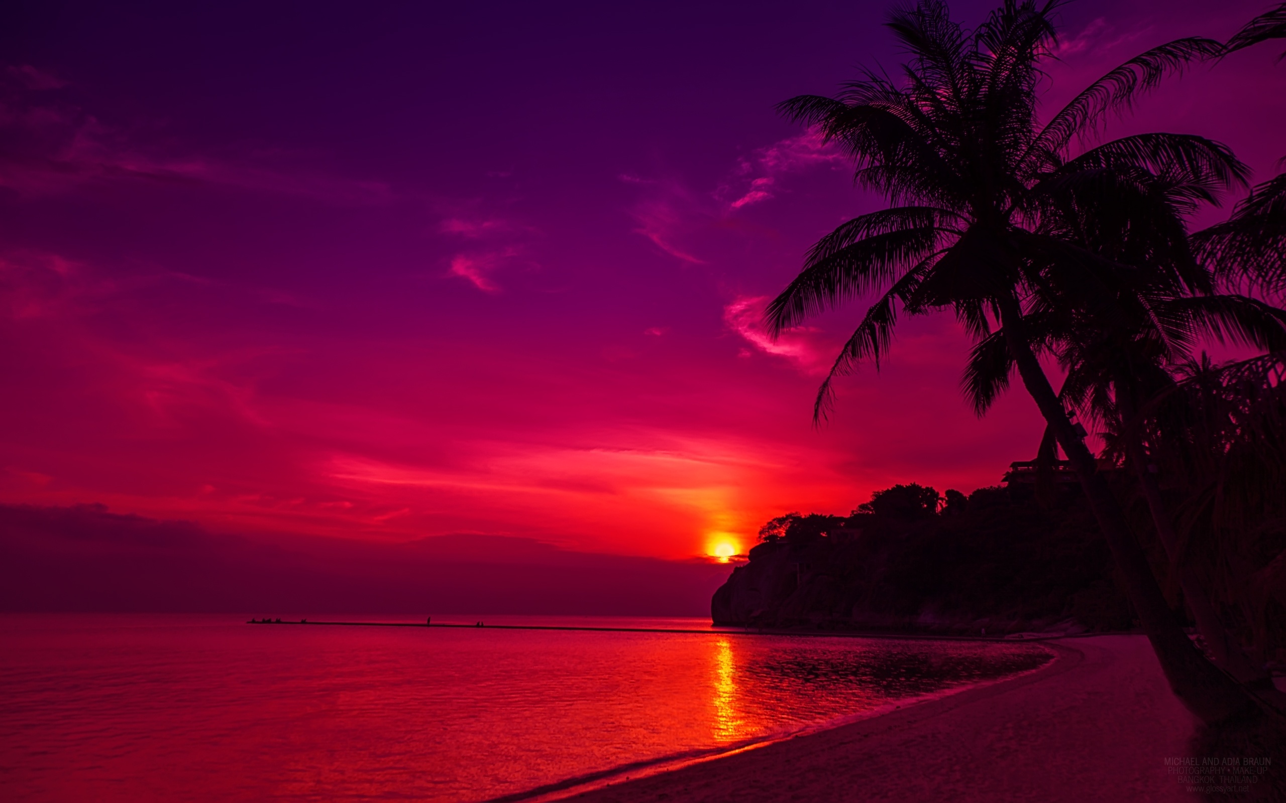 Caribbean Beach Sunset Wallpapers