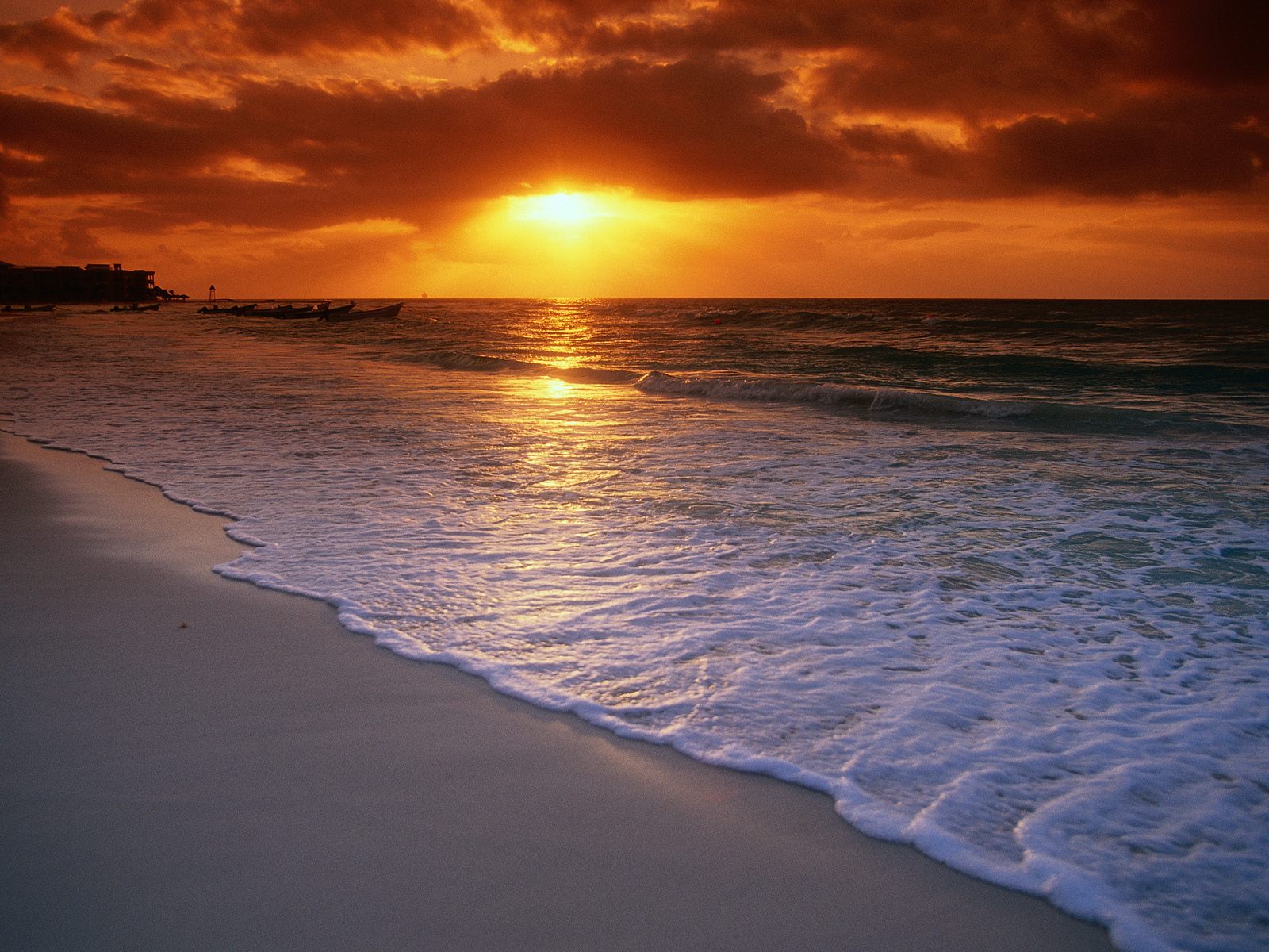 Caribbean Beach Sunset Wallpapers