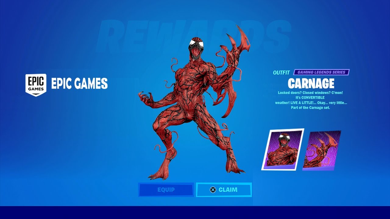 Carnage Fortnite Wallpapers