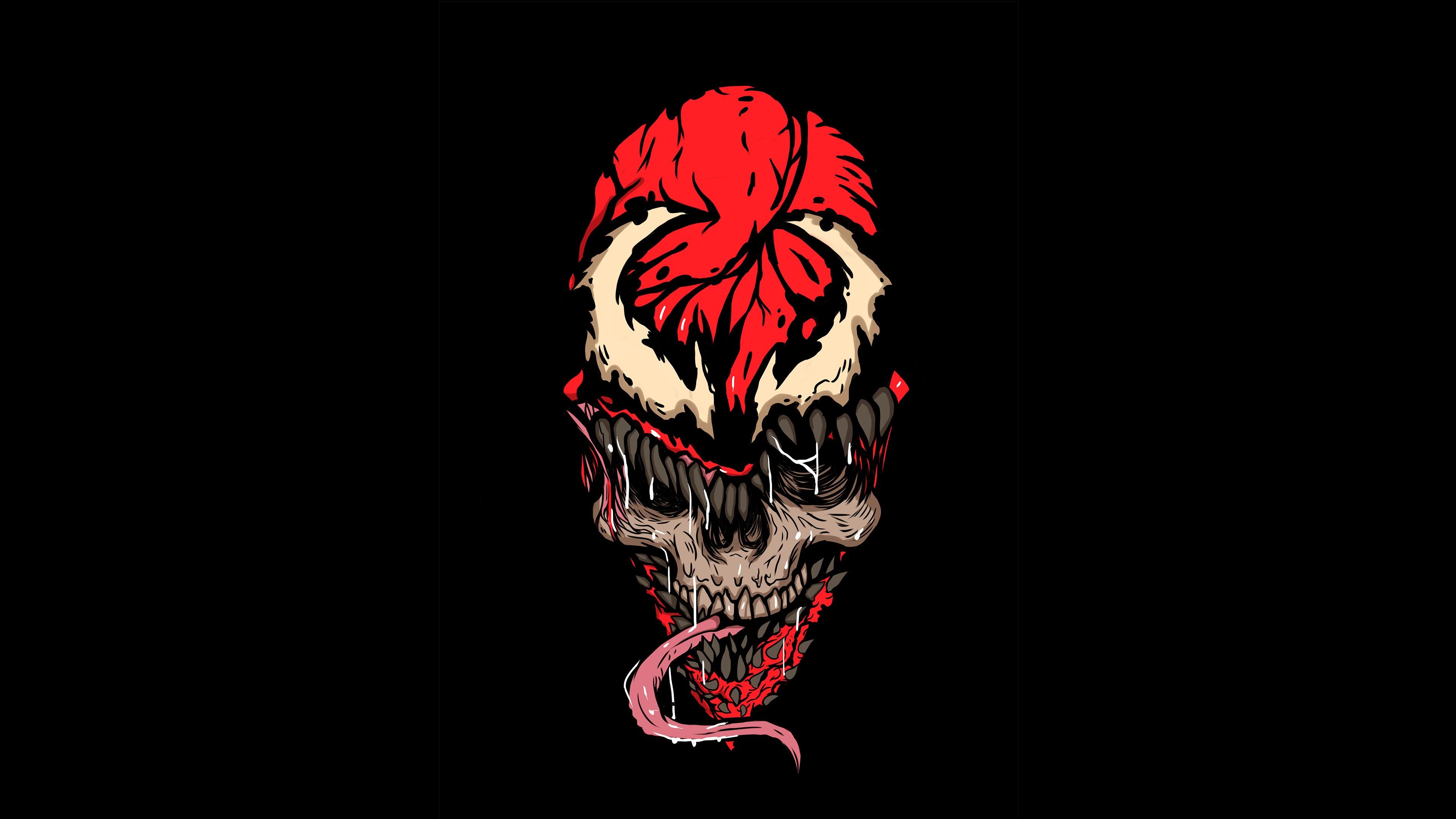 Carnage Minimalism 4K Wallpapers