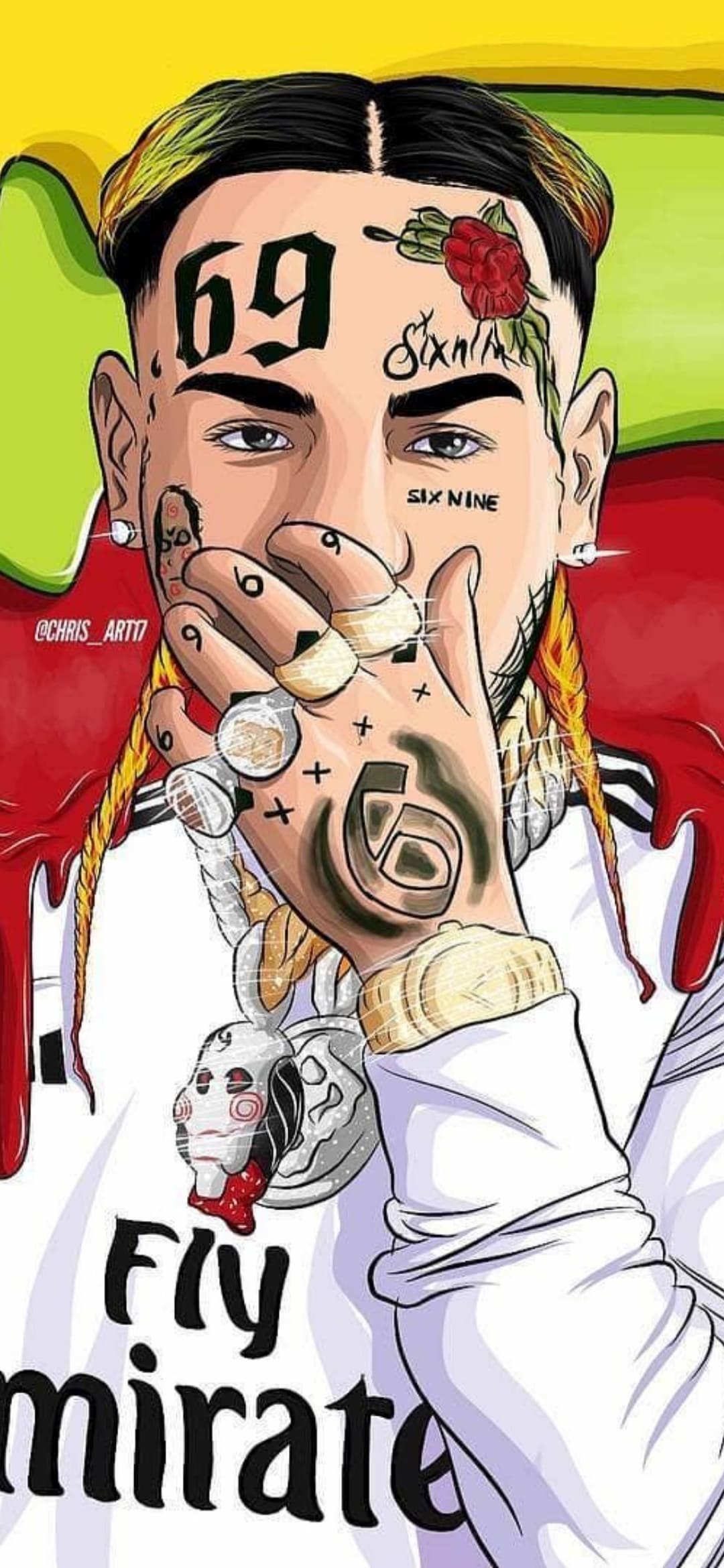 Cartoon 6Ix9Ine Wallpapers