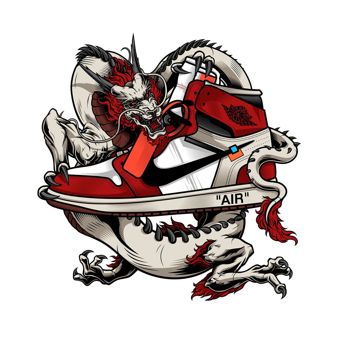 Cartoon Air Jordan 1 Wallpapers